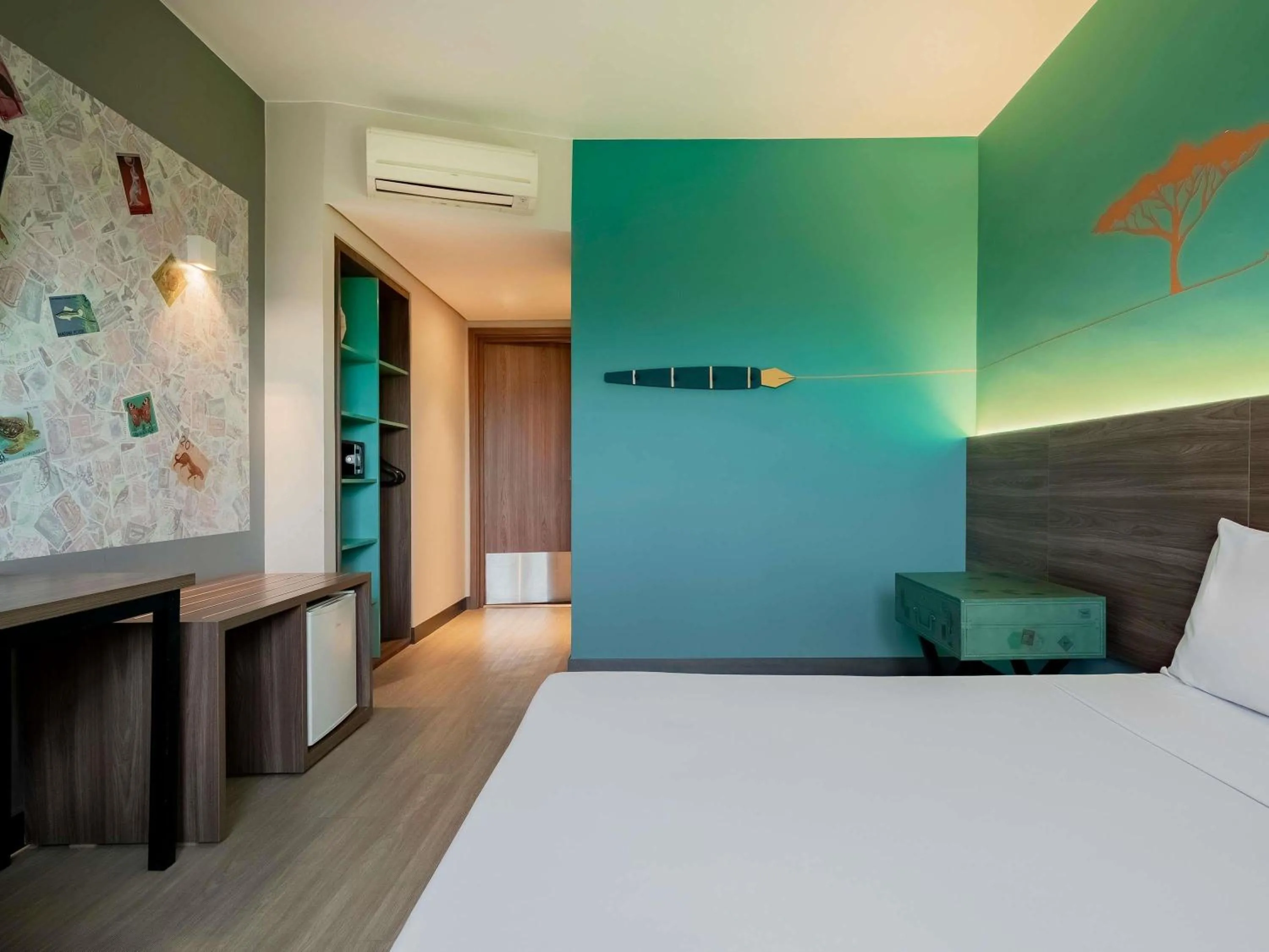 Bedroom, Bed in ibis Styles Sorocaba Santa Rosalia