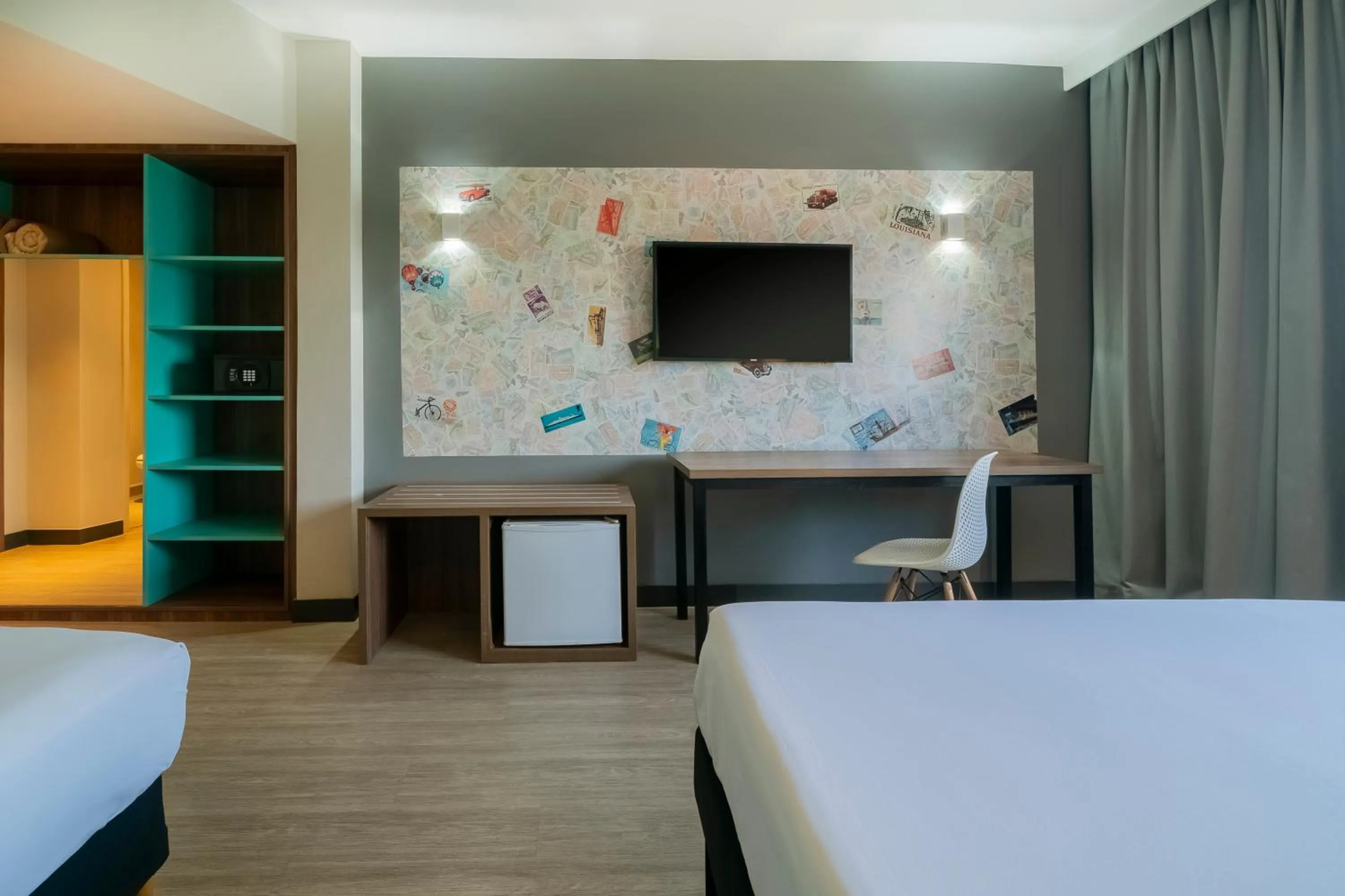 Bedroom, Bed in ibis Styles Sorocaba Santa Rosalia