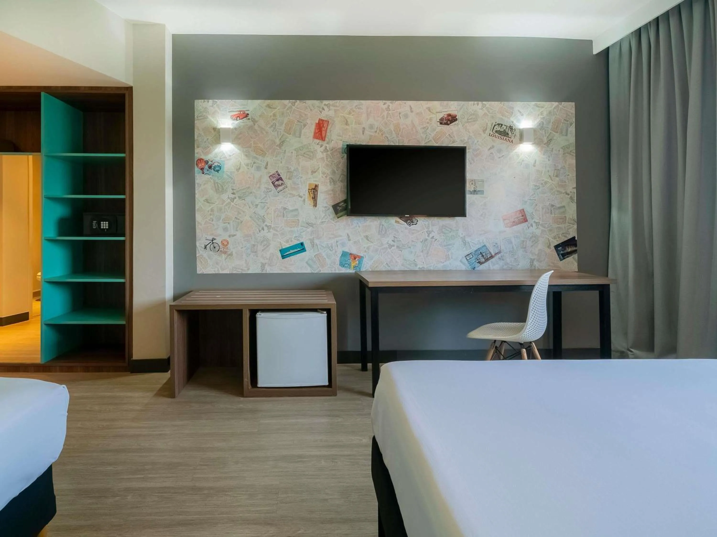 Bedroom, Bed in ibis Styles Sorocaba Santa Rosalia