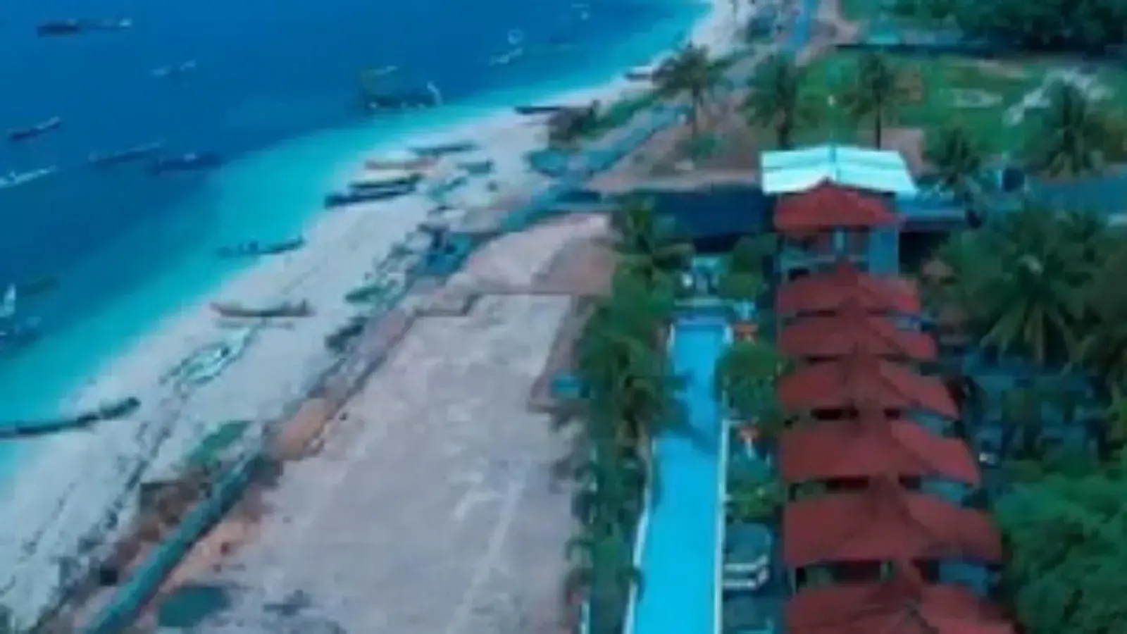 Beach in Panorama Ekas Beach in Panorama Ekas