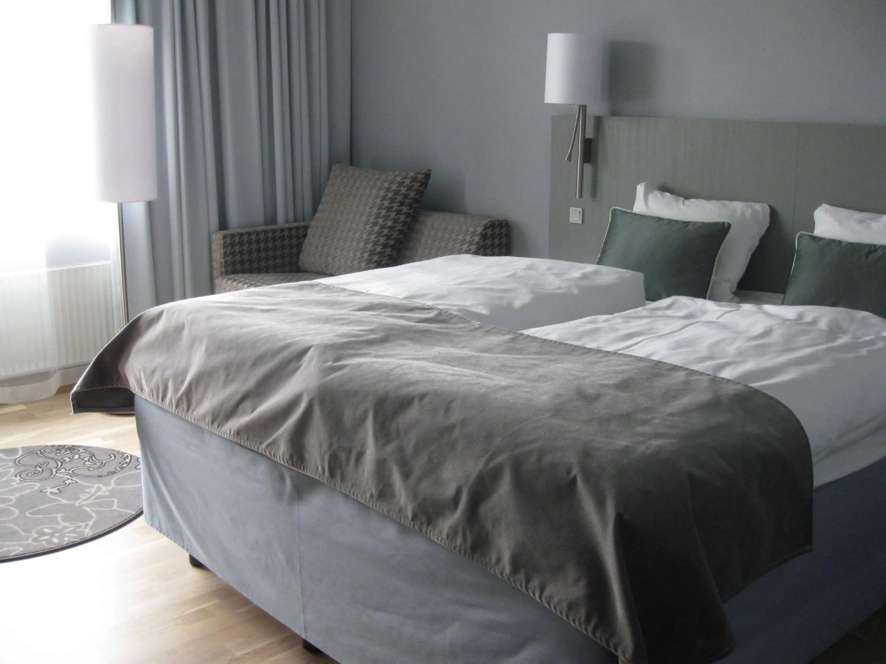 Bedroom, Bed in Scandic Kolding