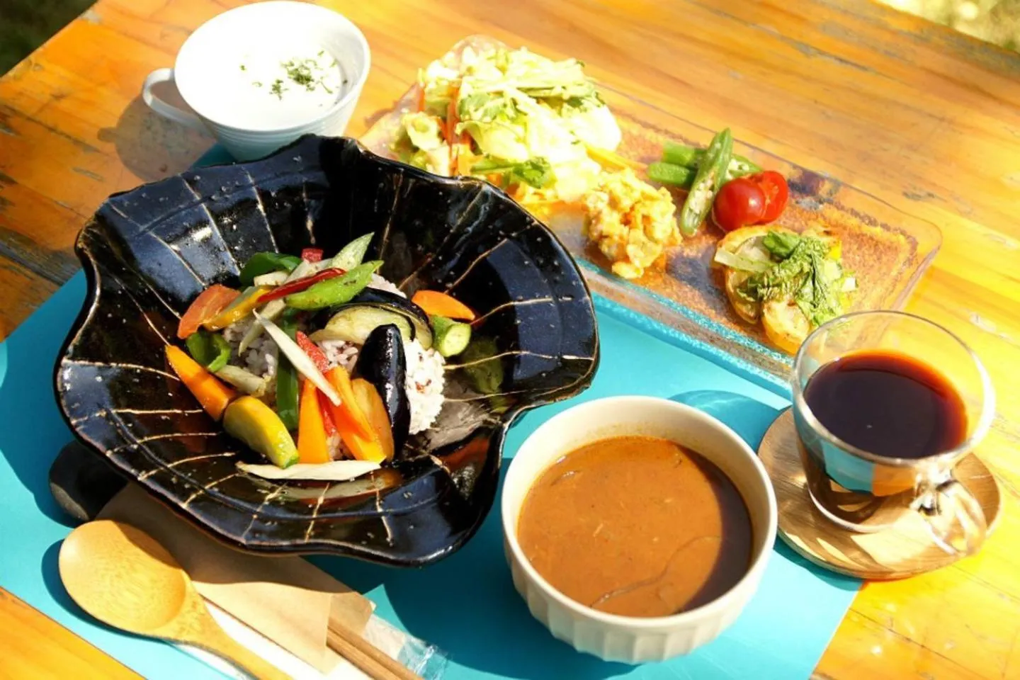 Food close-up in Saku Cafe