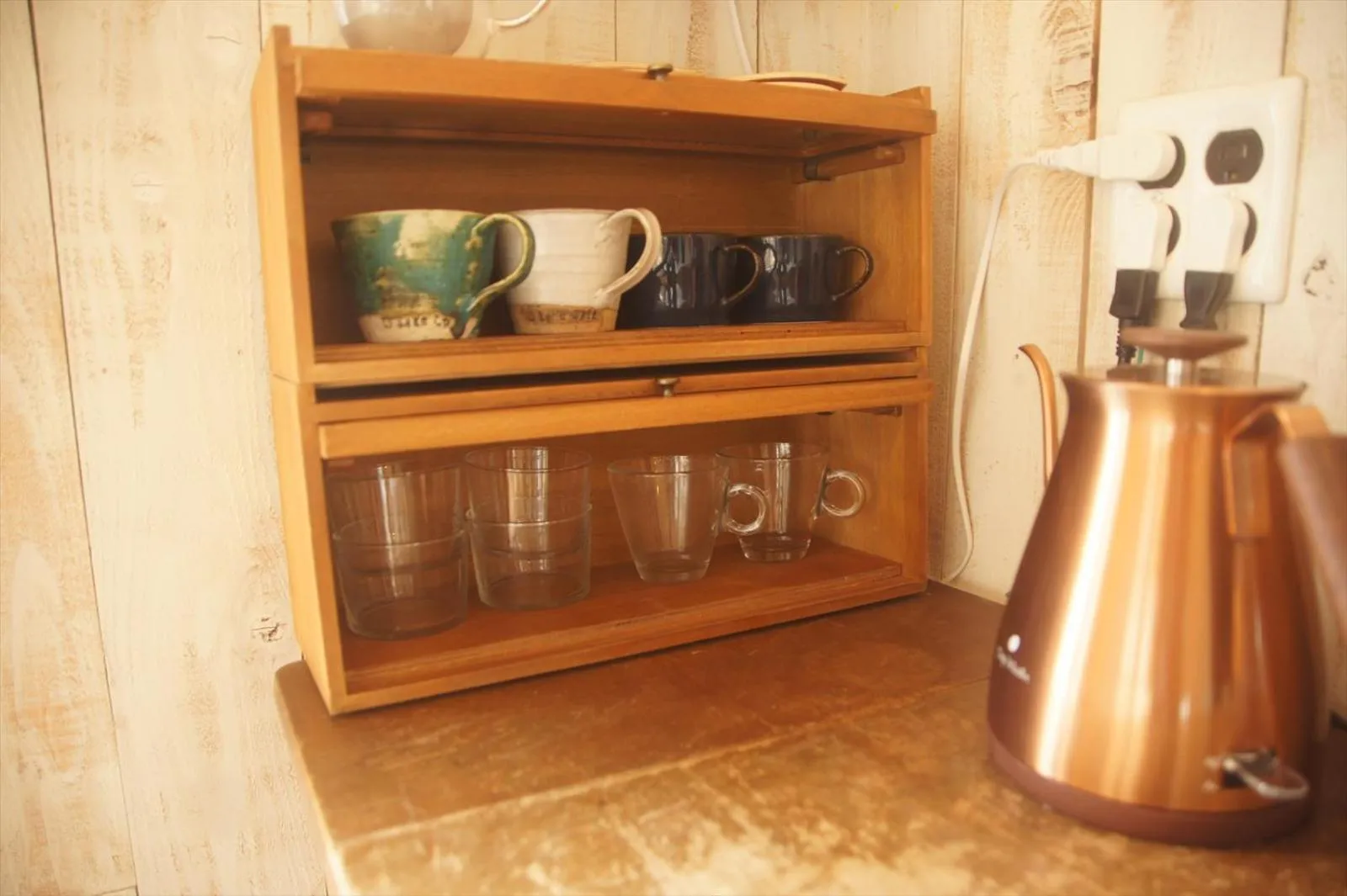 Coffee/tea facilities in Saku Cafe