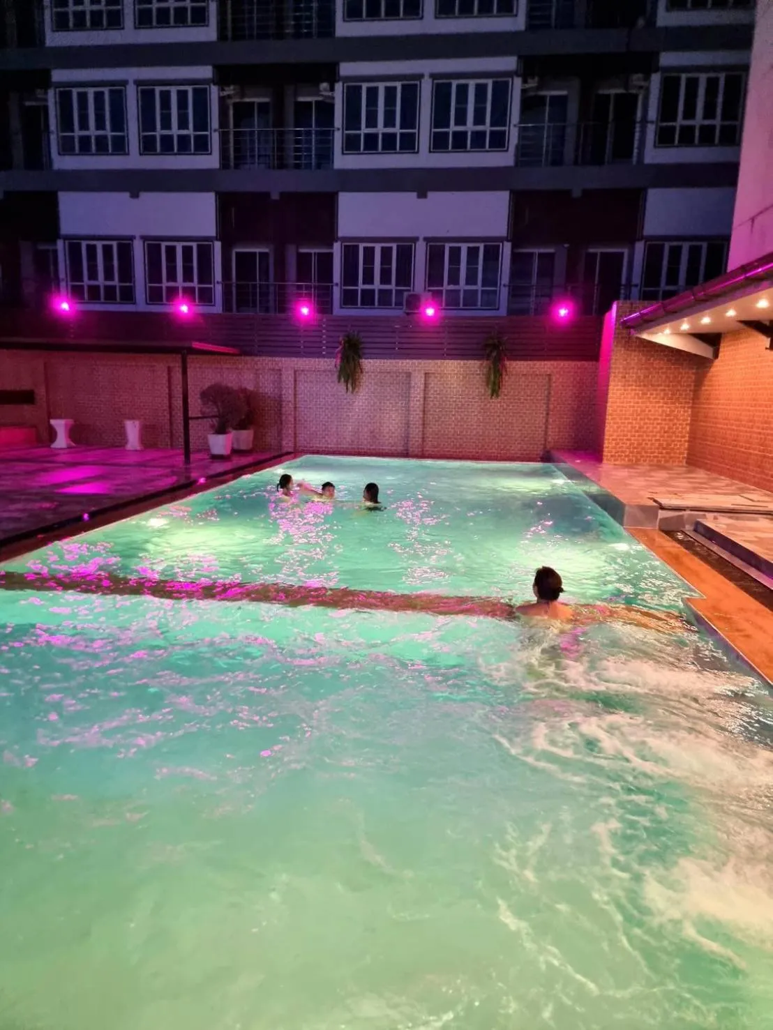 Swimming pool in Grand Parazo Hotel Suvarnbhumi Airport