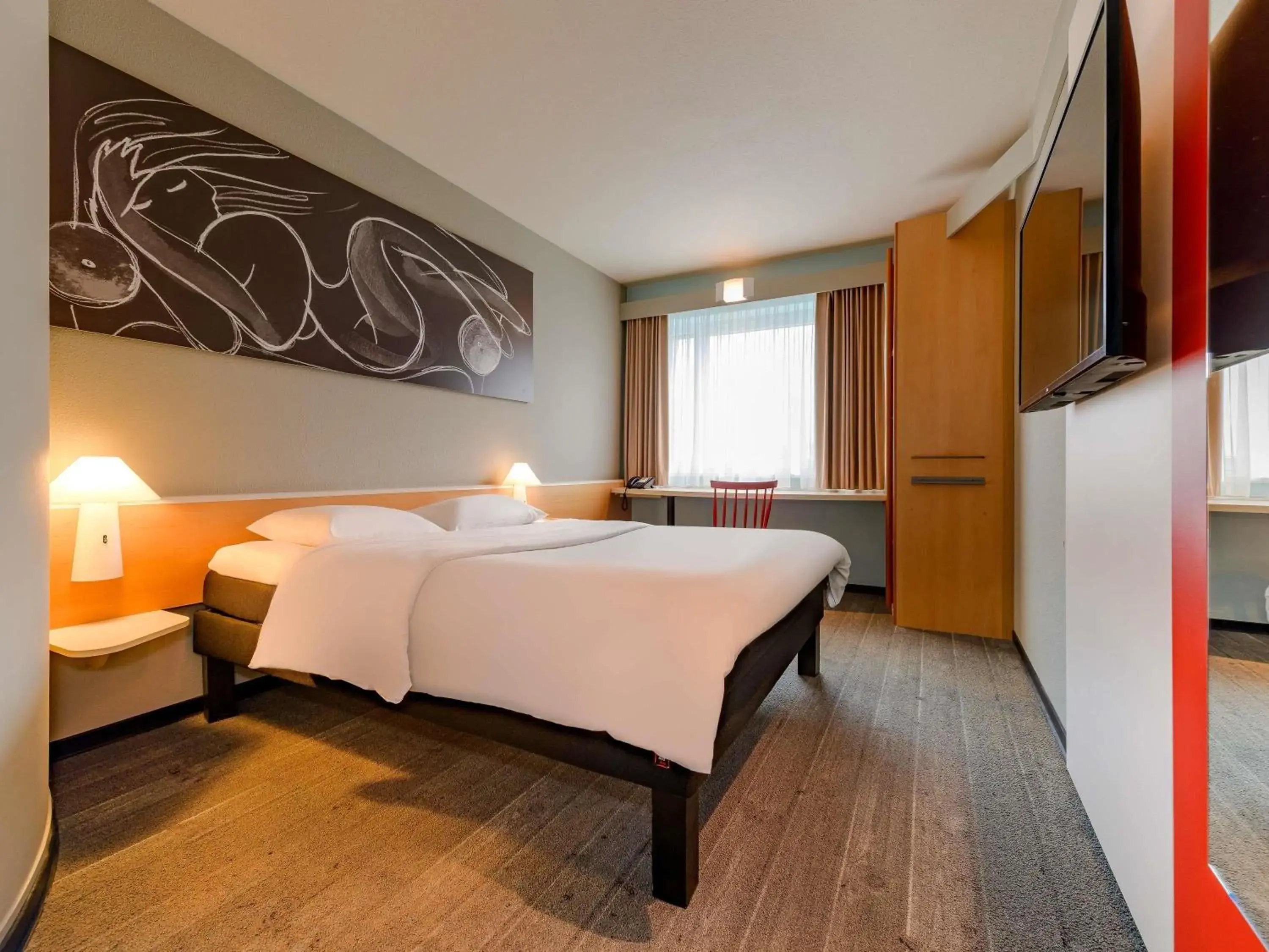 Property building, Bed in ibis Hamburg Alsterring Property building, Bed in ibis Hamburg Alsterring