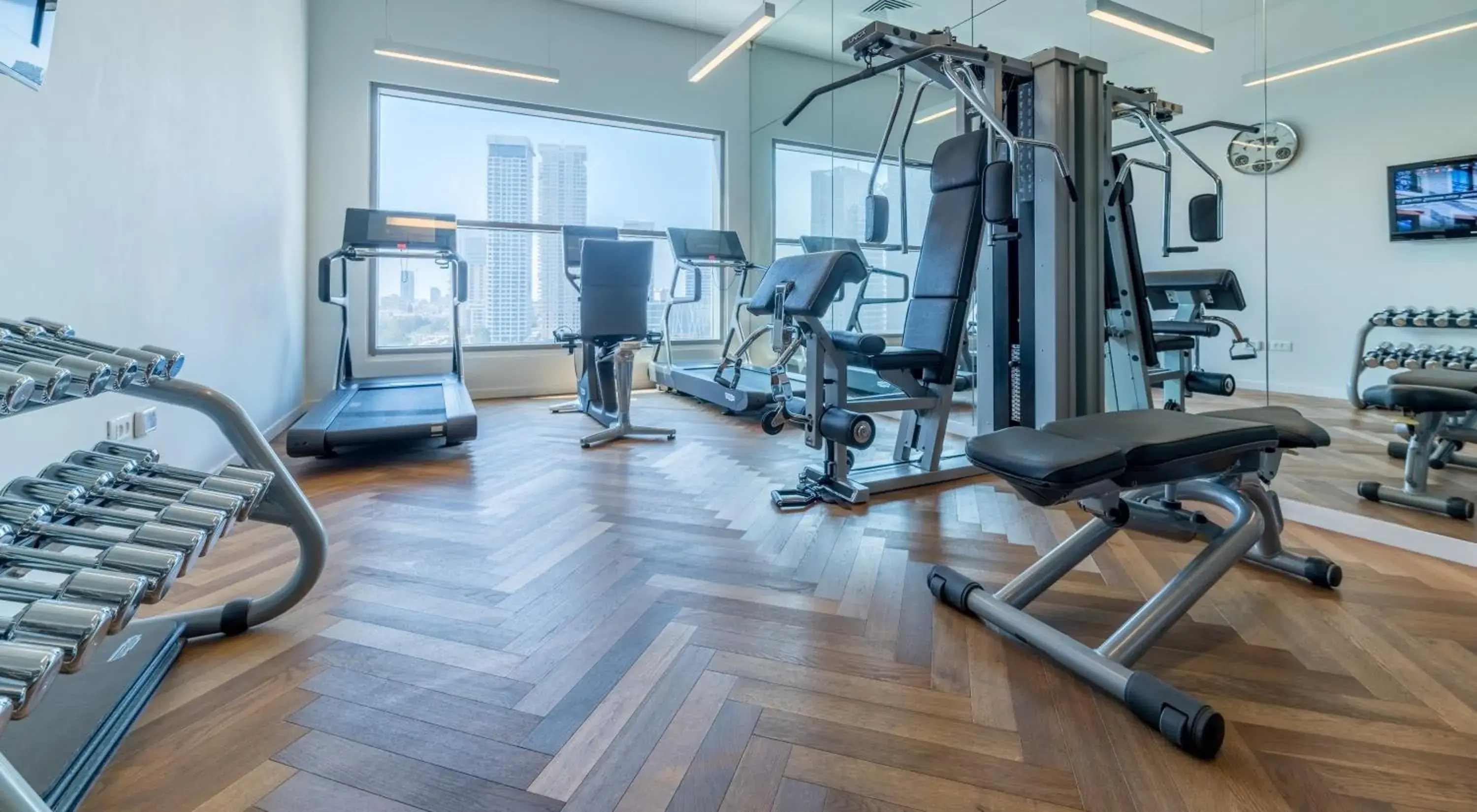 Fitness centre/facilities in Hotel Indigo Tel Aviv - Diamond District by IHG Fitness centre/facilities in Hotel Indigo Tel Aviv - Diamond District by IHG