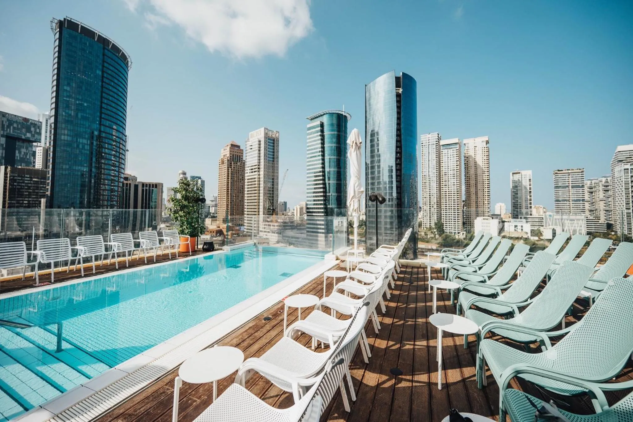 Pool view in Hotel Indigo Tel Aviv - Diamond District by IHG