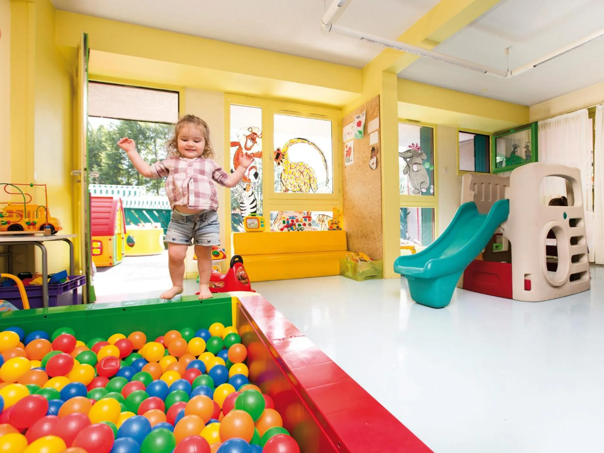 Children play ground in Club Vacances Bleues Les Alpes d'Azur