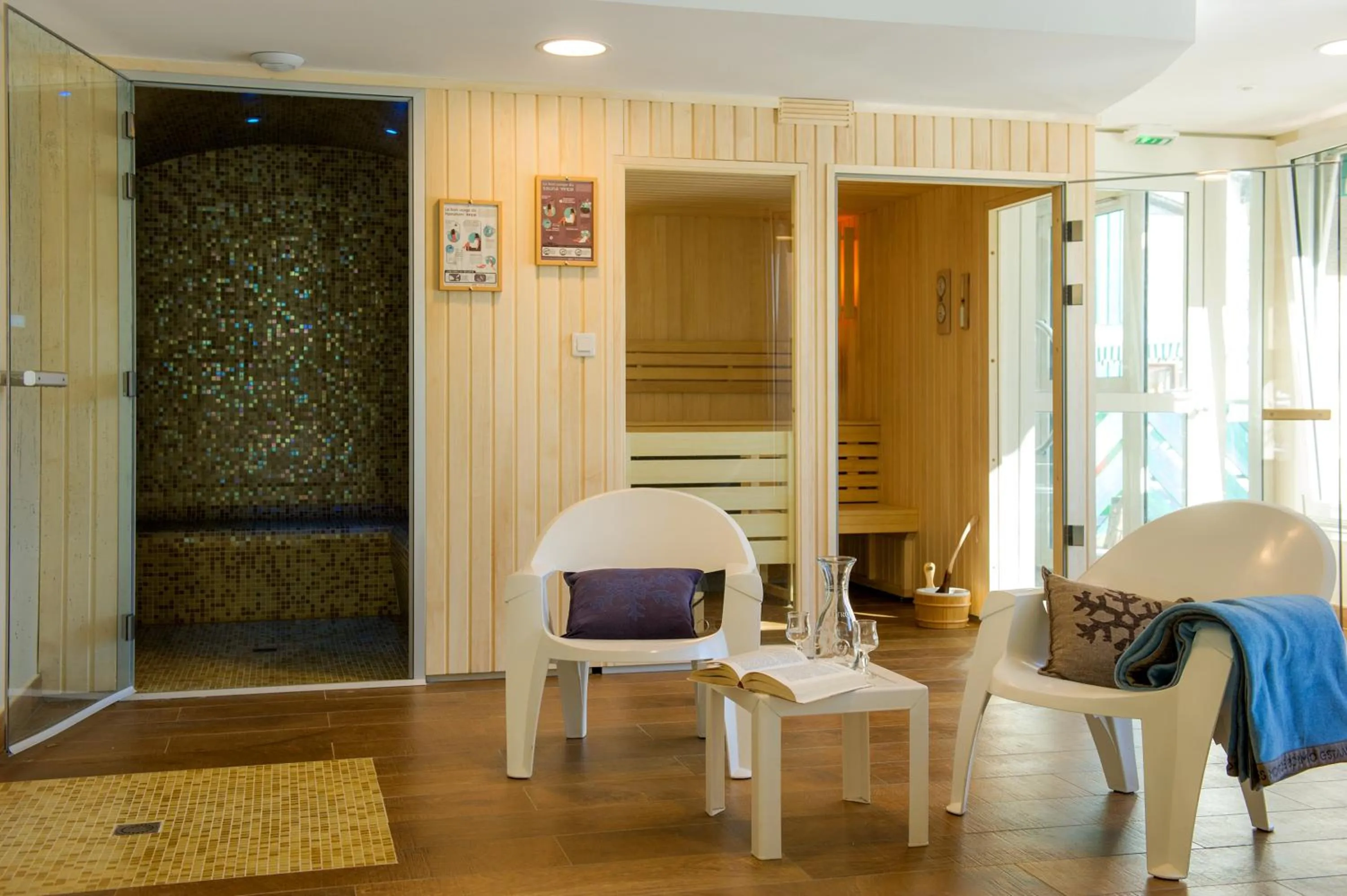 Sauna in Club Vacances Bleues Les Alpes d'Azur