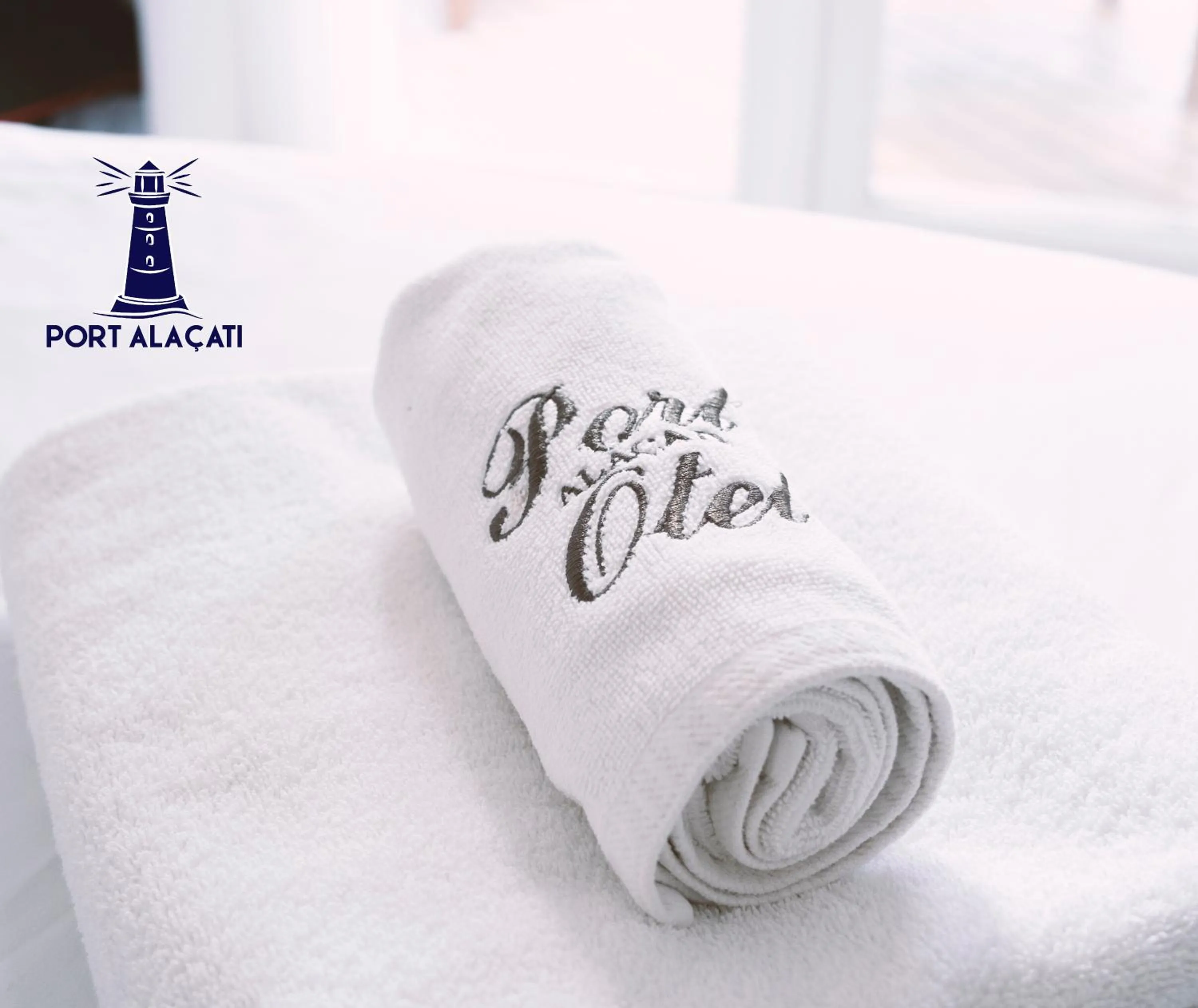 towels, Bed in Port Alacati Hotel