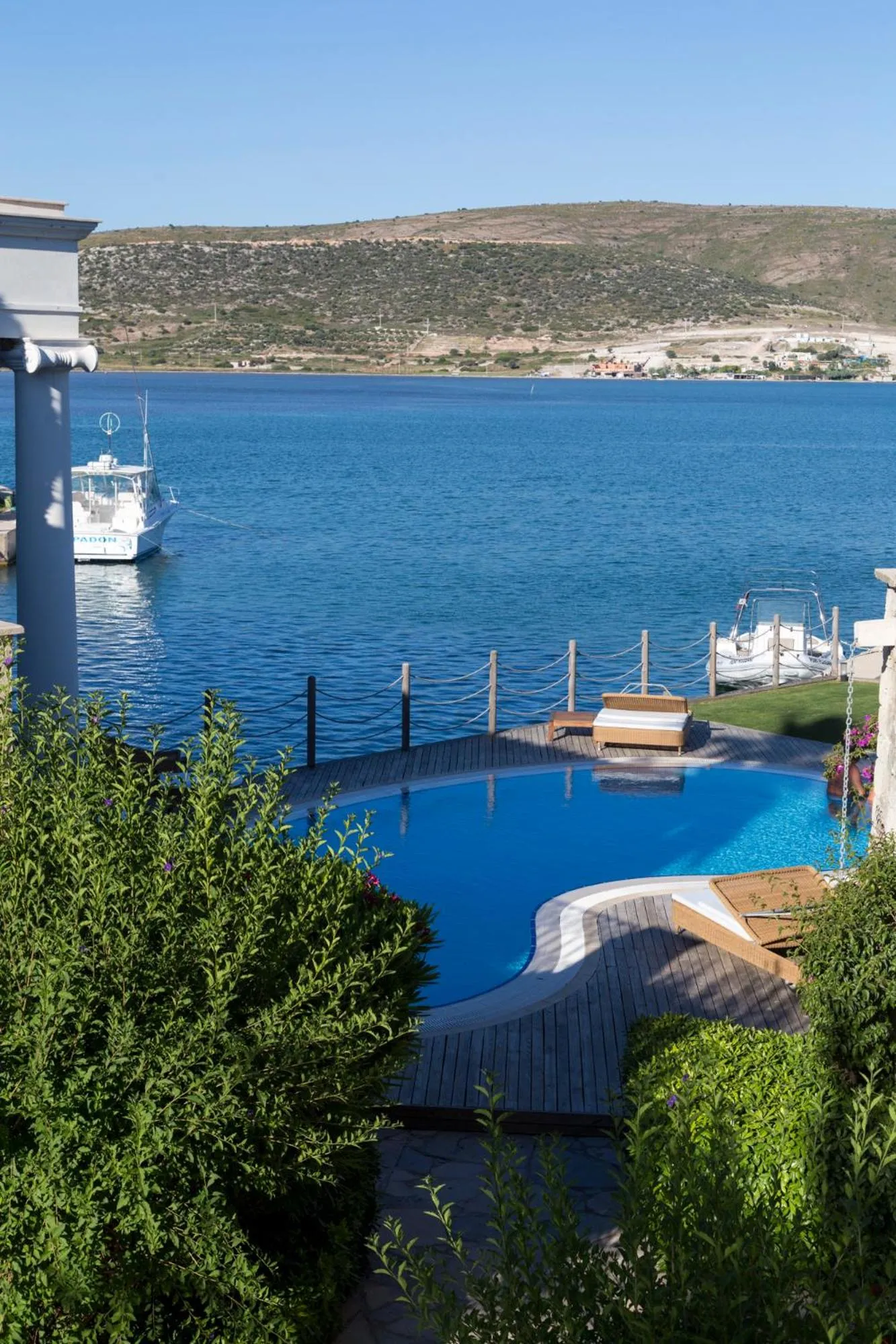 Sea view in Port Alacati Hotel