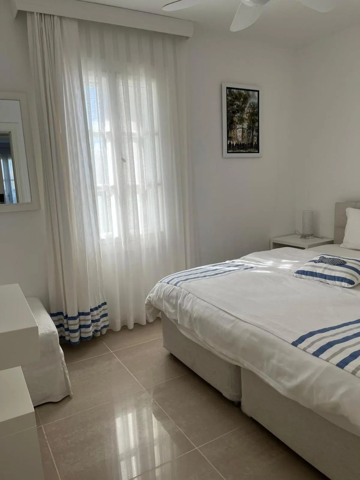 Bed in Port Alacati Hotel