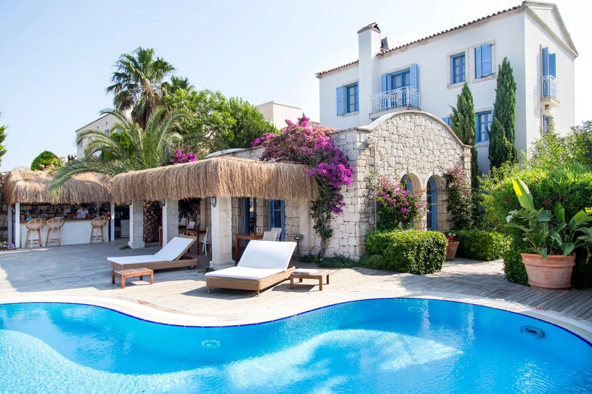 Swimming pool in Port Alacati Hotel