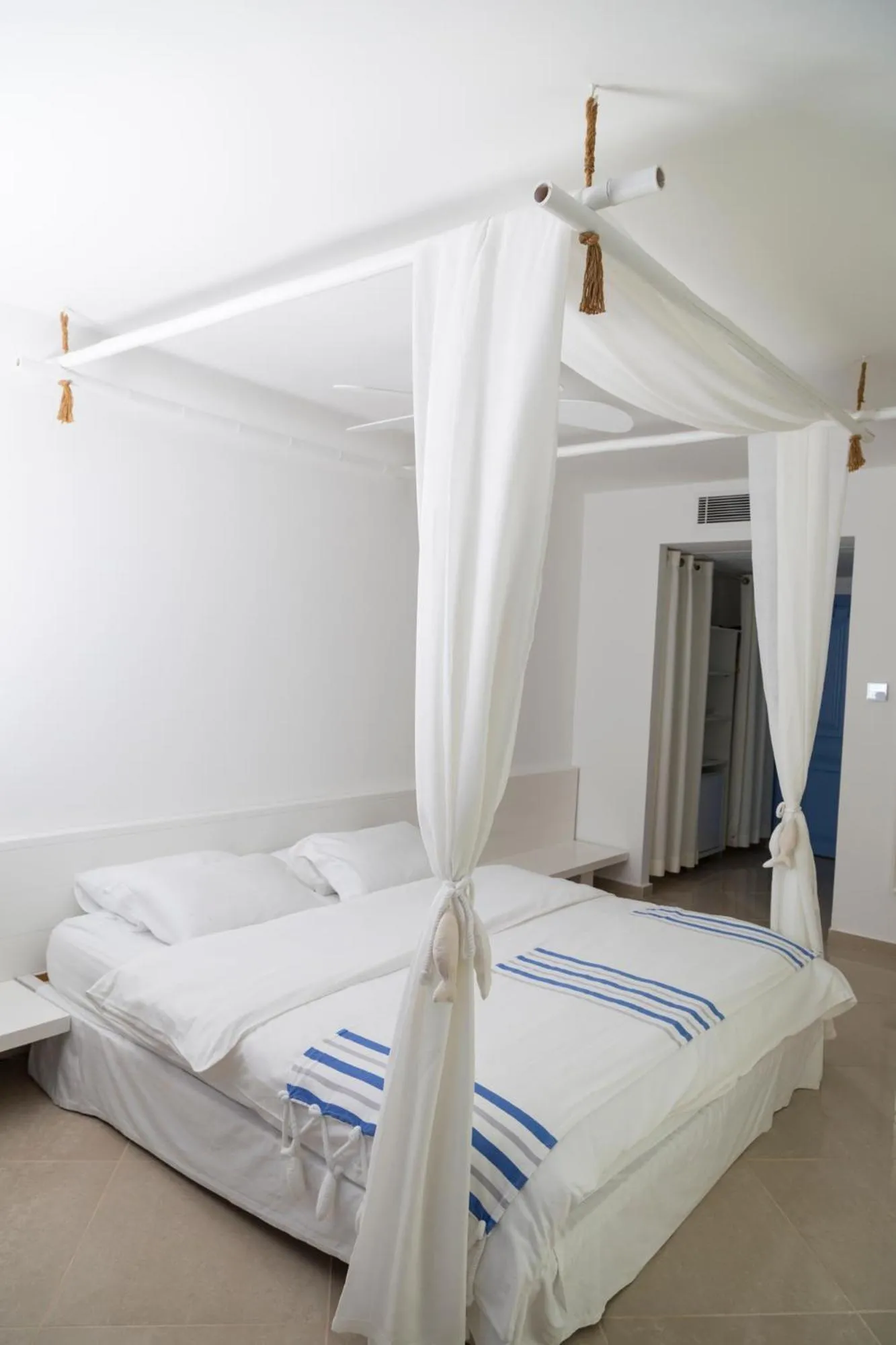 Bed in Port Alacati Hotel