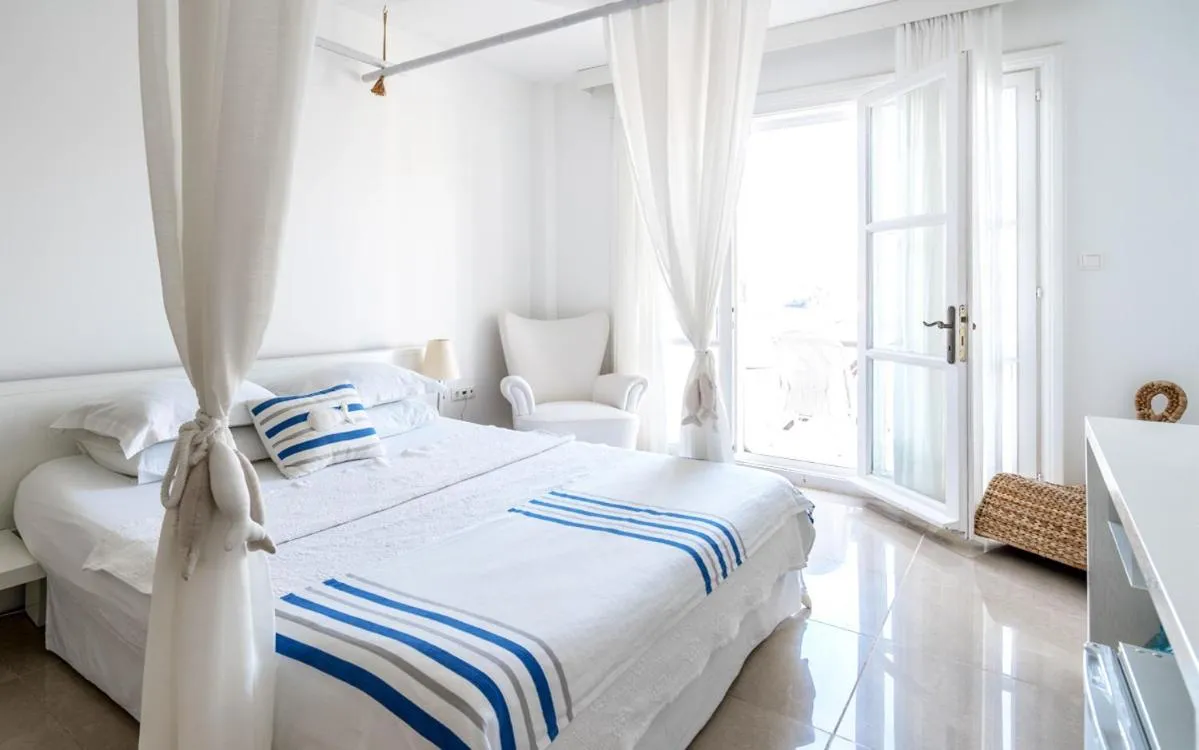 Bed in Port Alacati Hotel