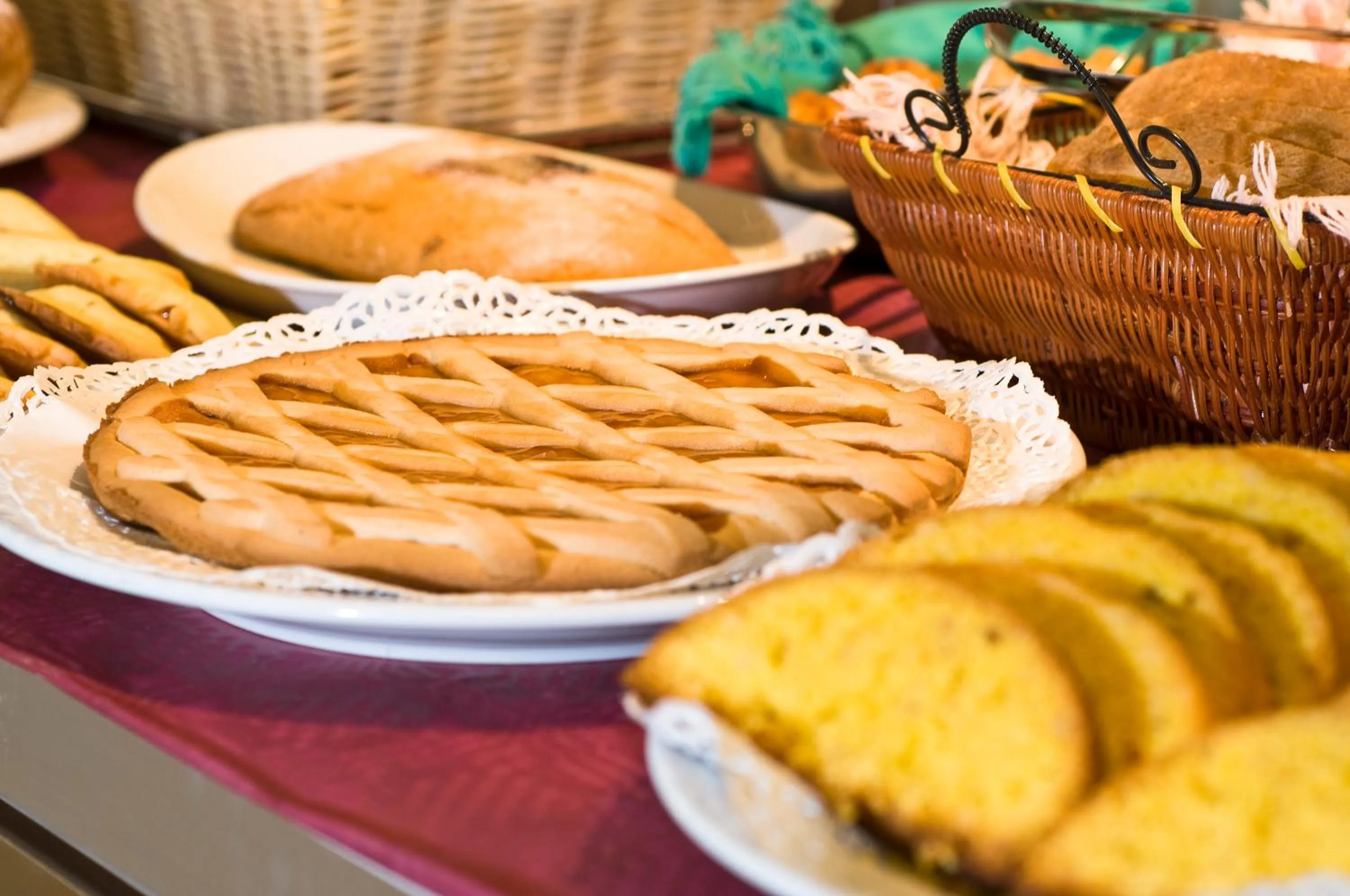 Continental breakfast in Hotel Donatello