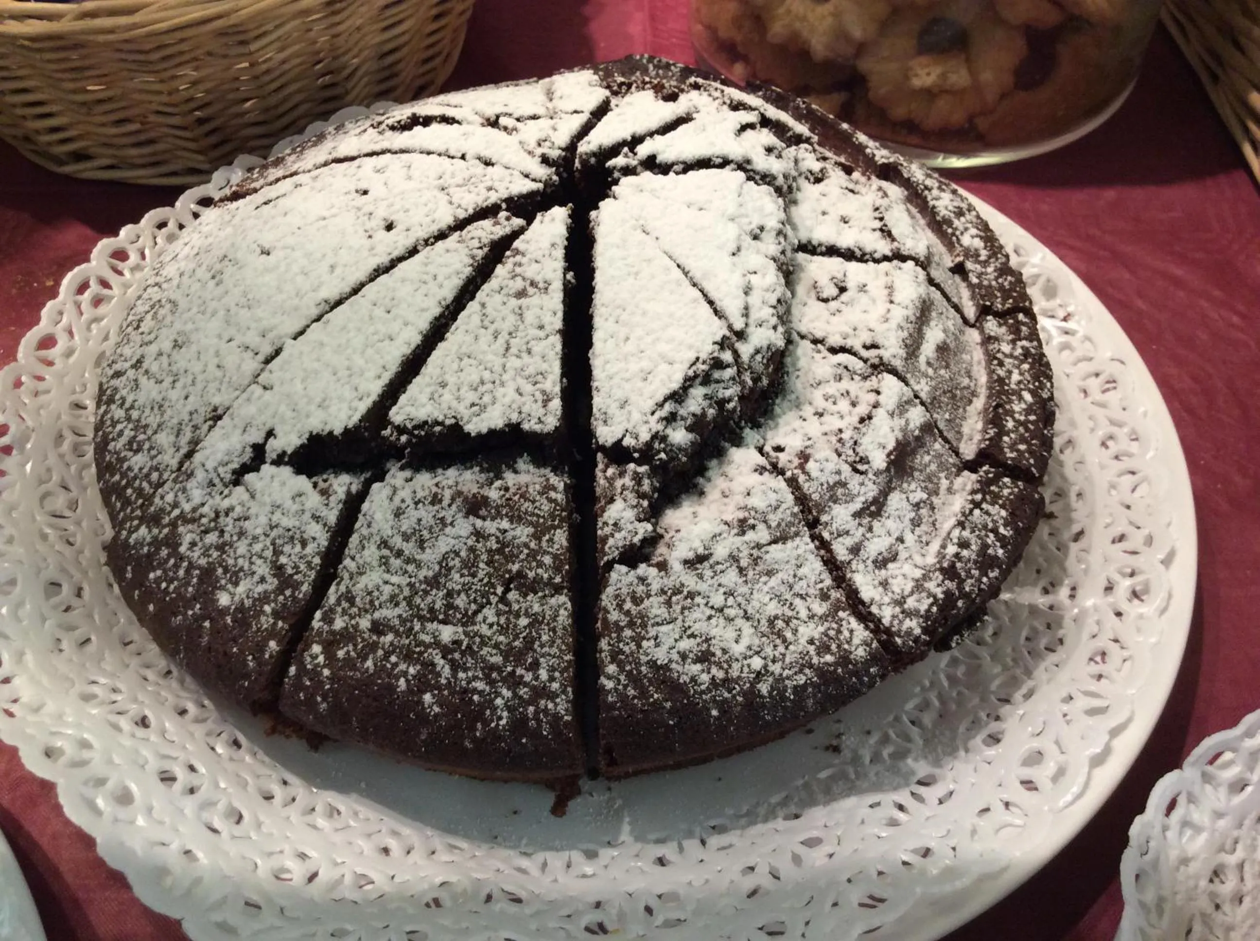 Continental breakfast in Hotel Donatello
