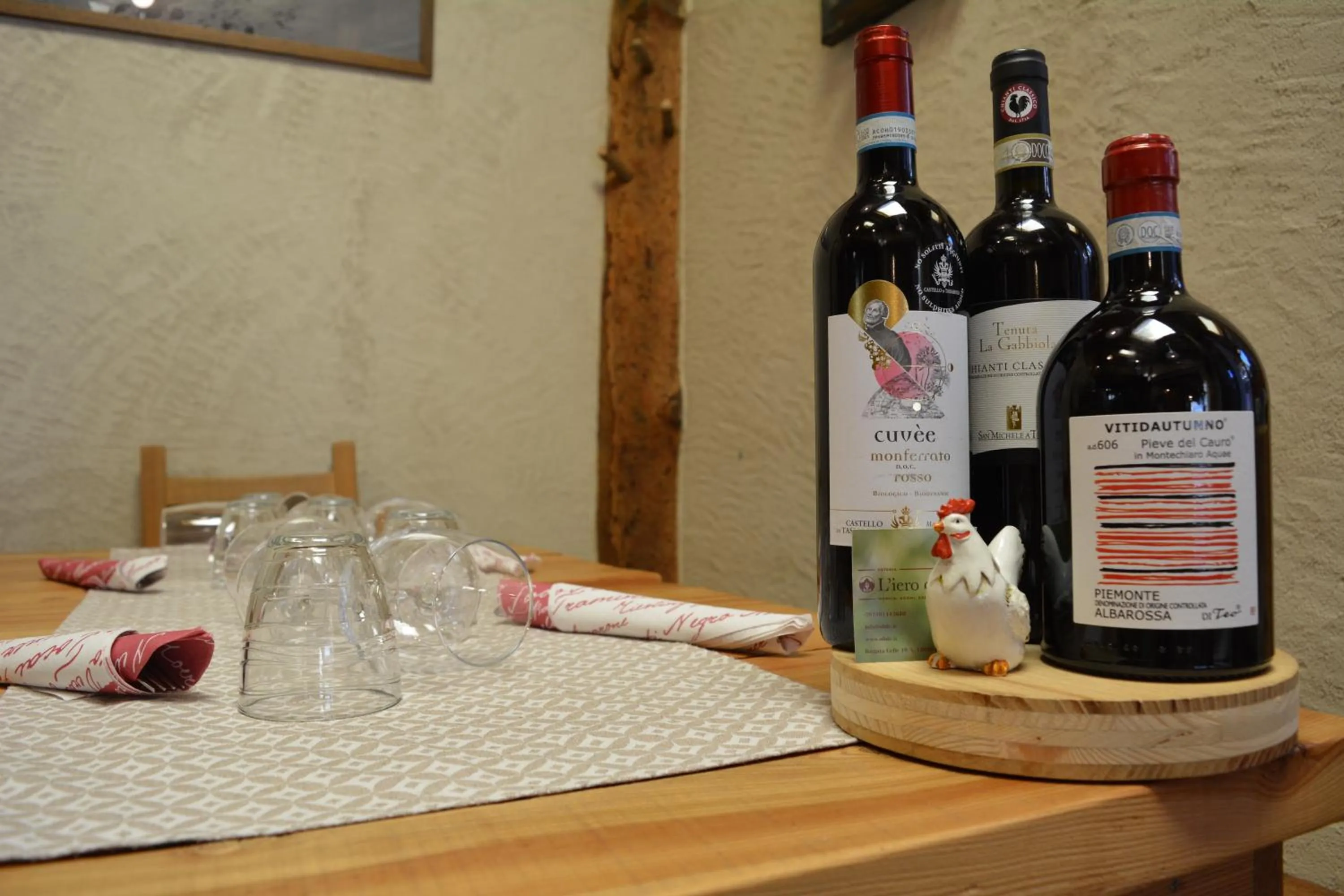 Alcoholic drinks in Osteria l'iero d'Eima'