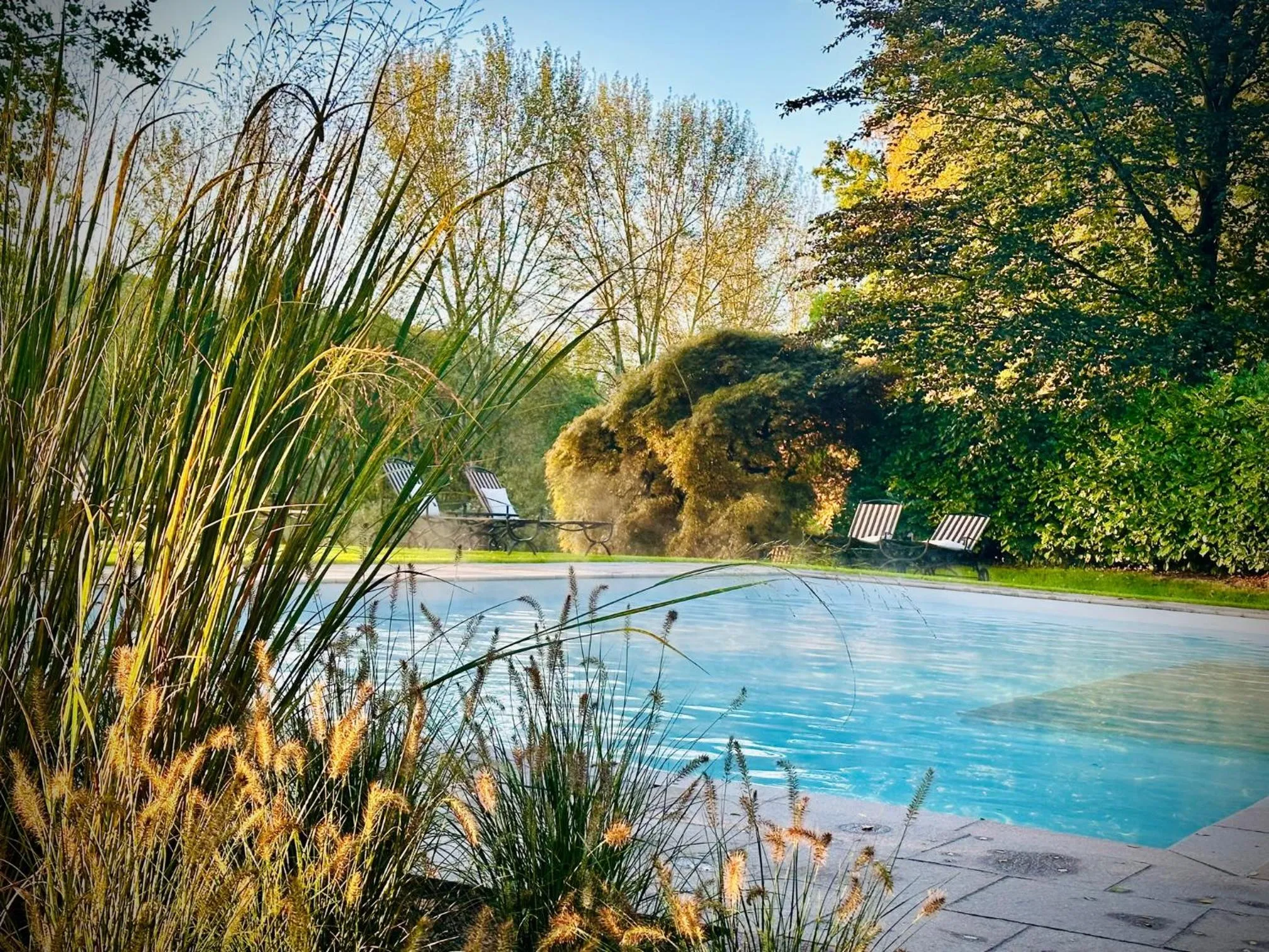 Swimming pool in Landhaus Eggert