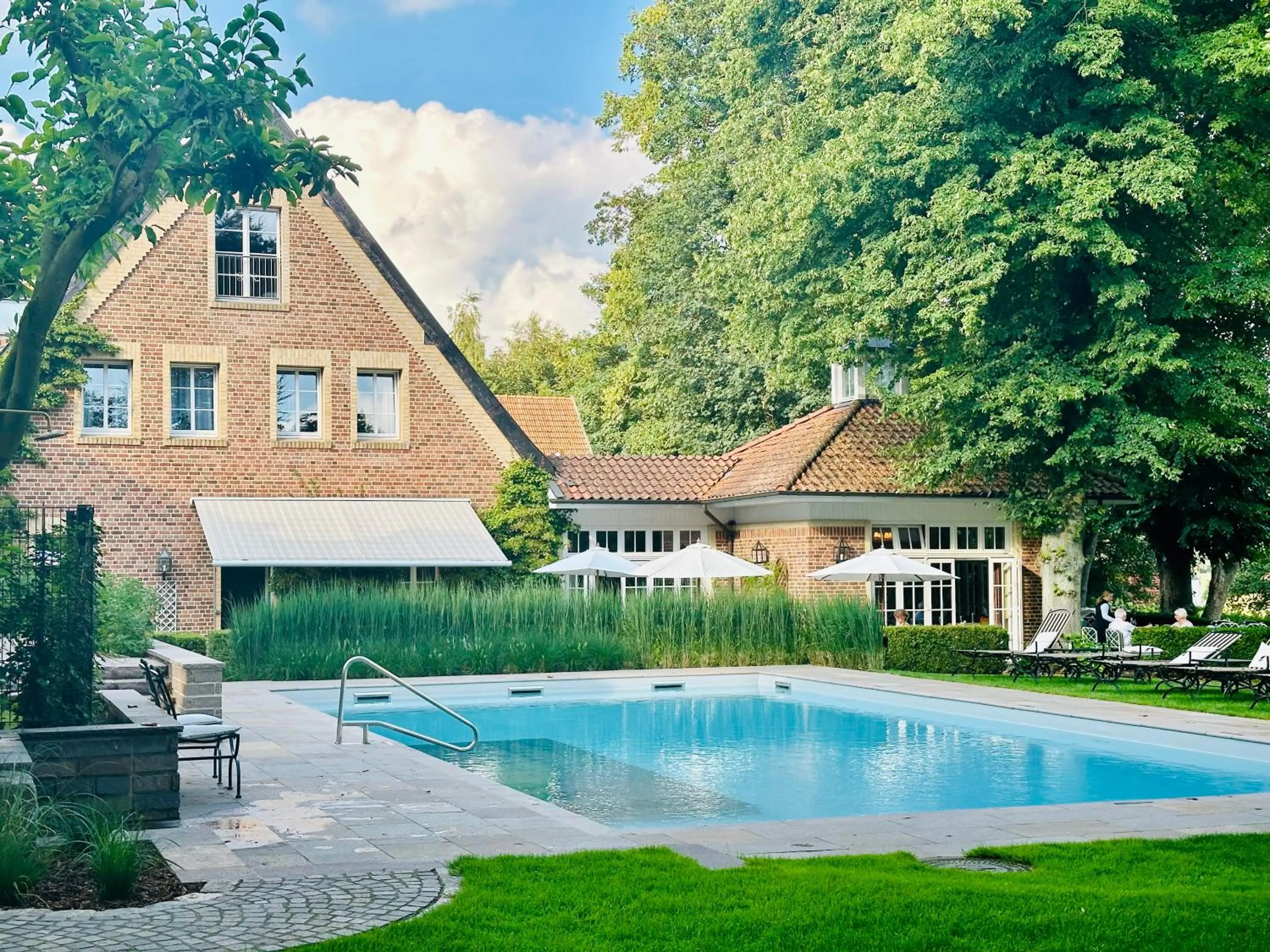 Swimming pool in Landhaus Eggert