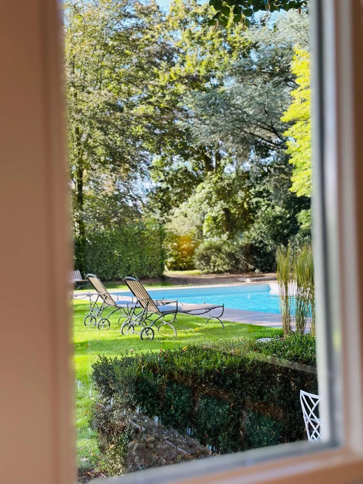 Swimming pool in Landhaus Eggert