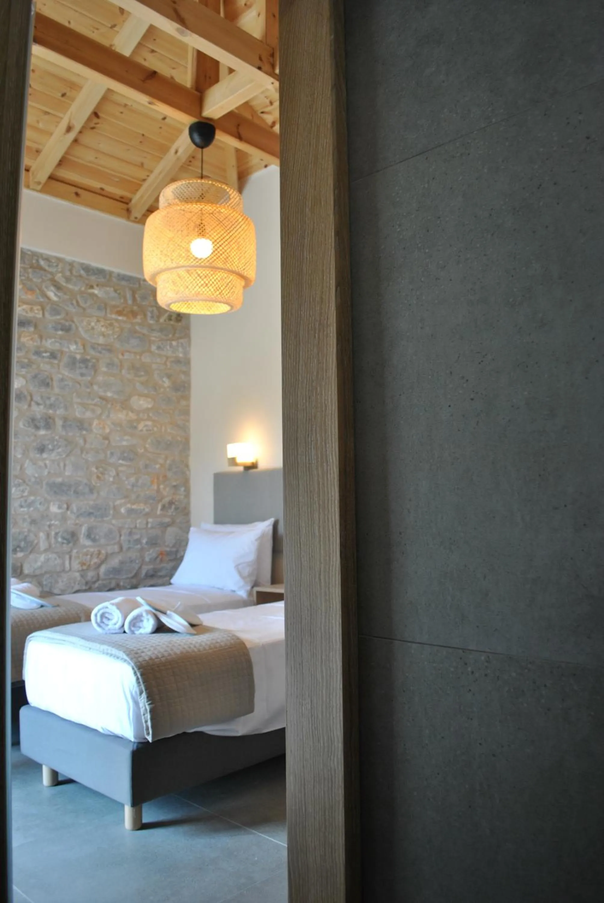 Bed in Petras Gi - Stone Houses