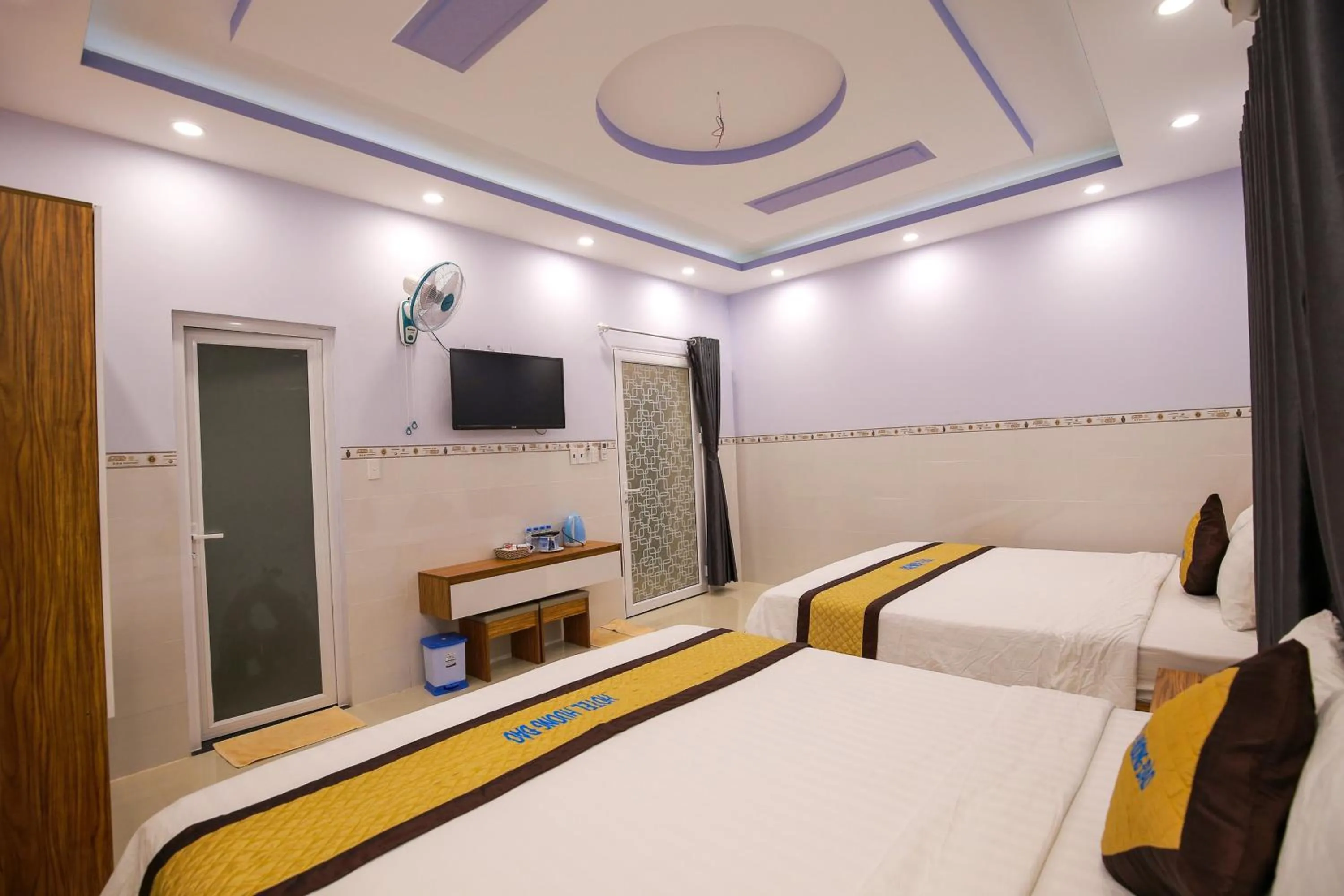 Bed in Hotel Hương Đào