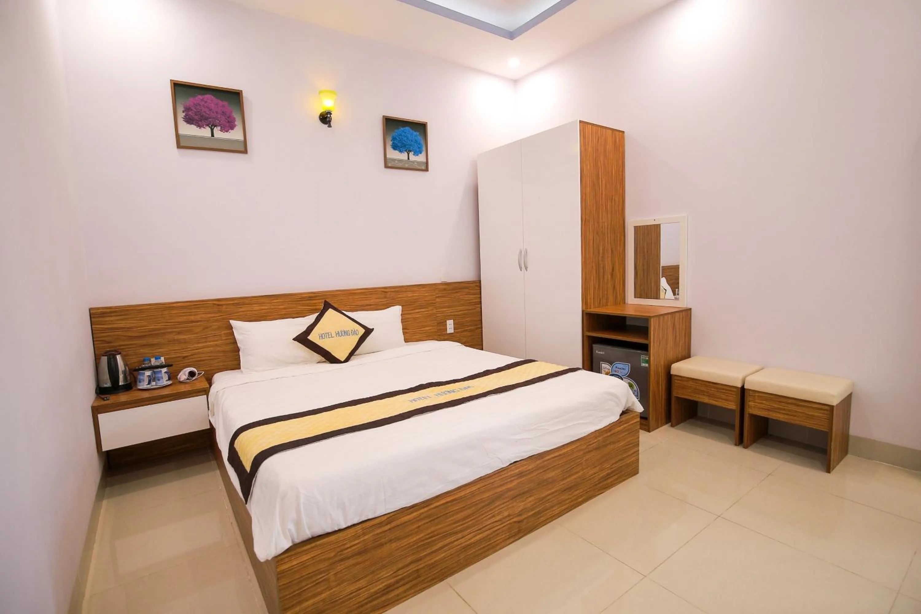 Bed in Hotel Hương Đào