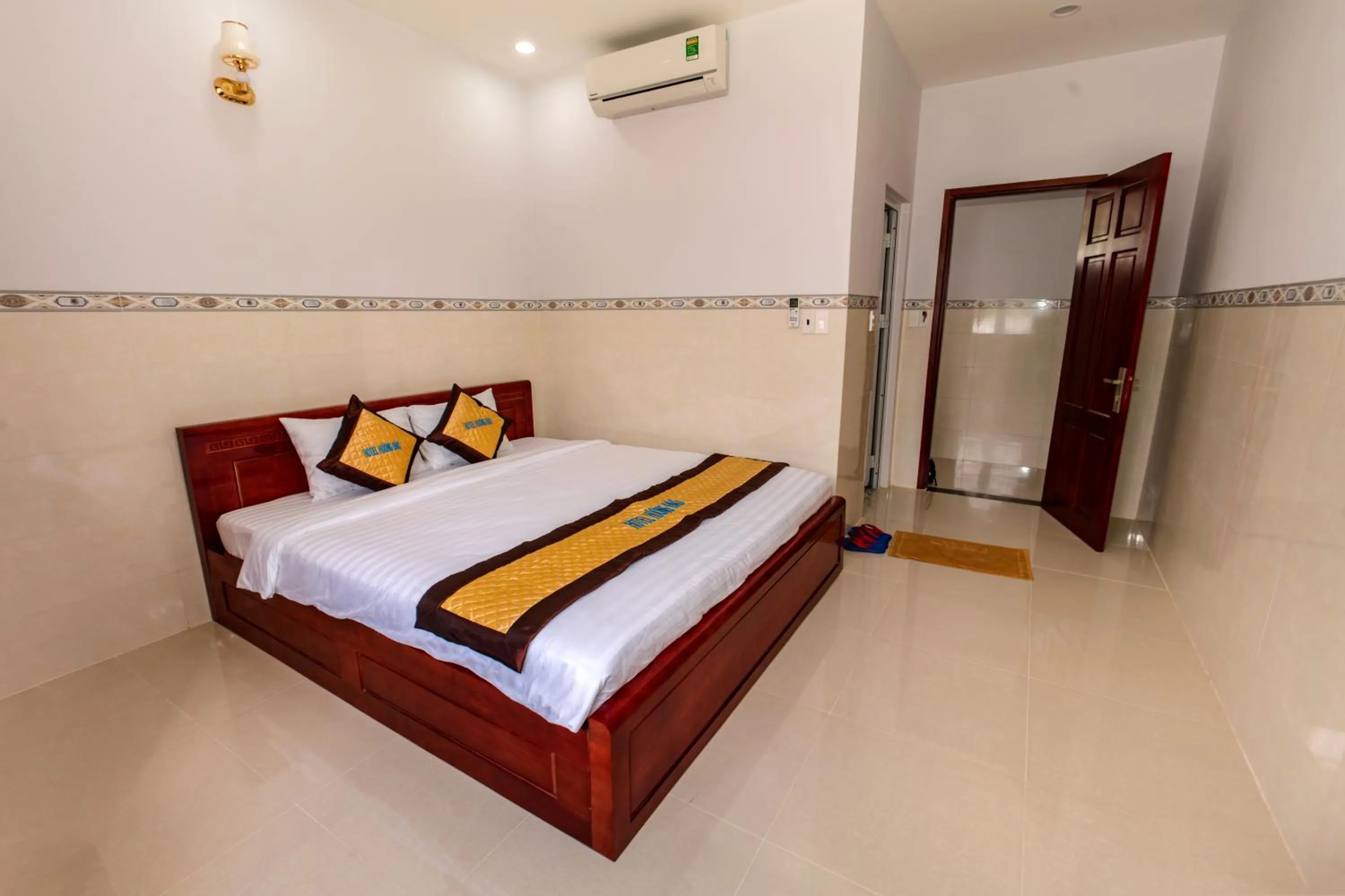 Bed in Hotel Hương Đào