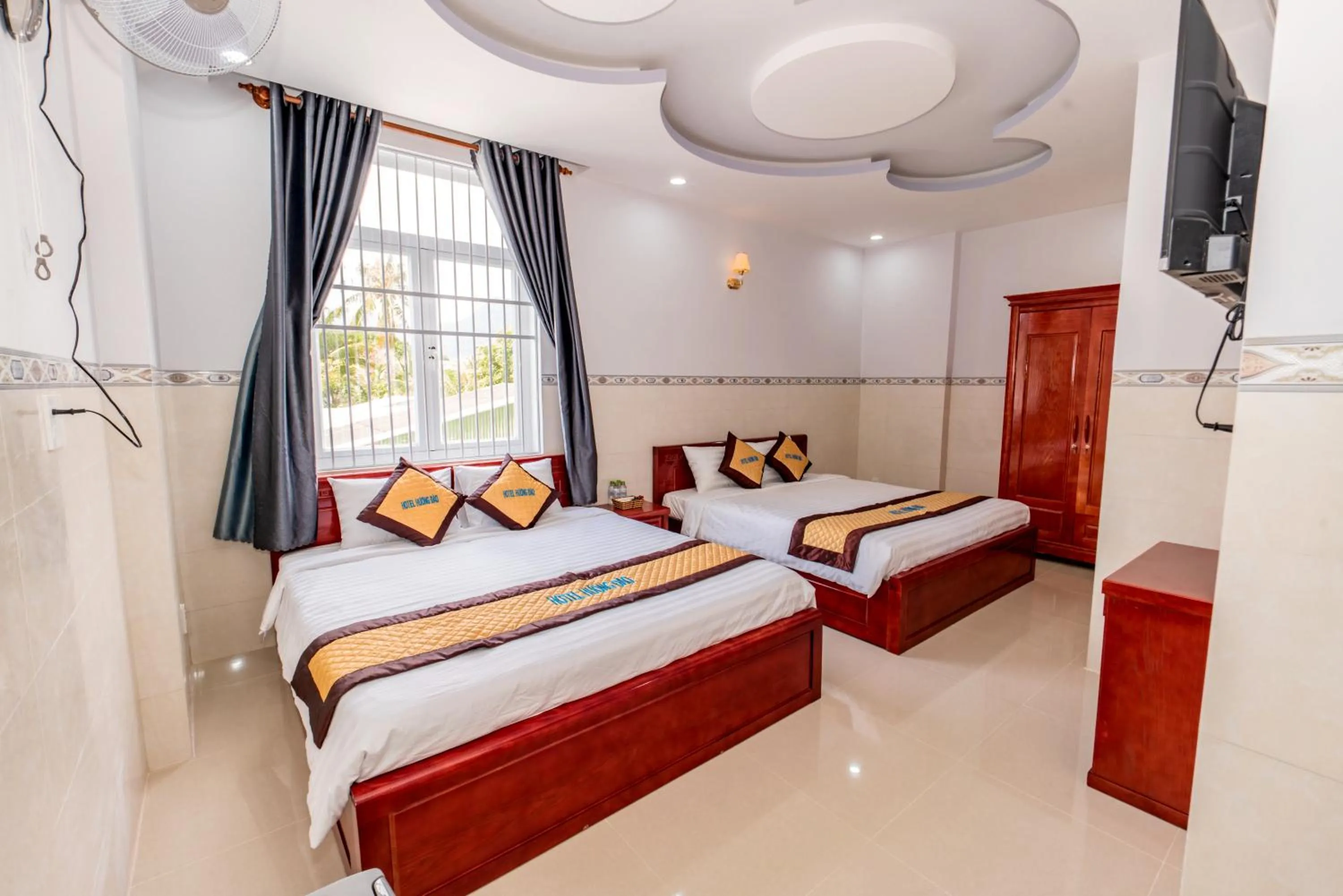 Bed in Hotel Hương Đào