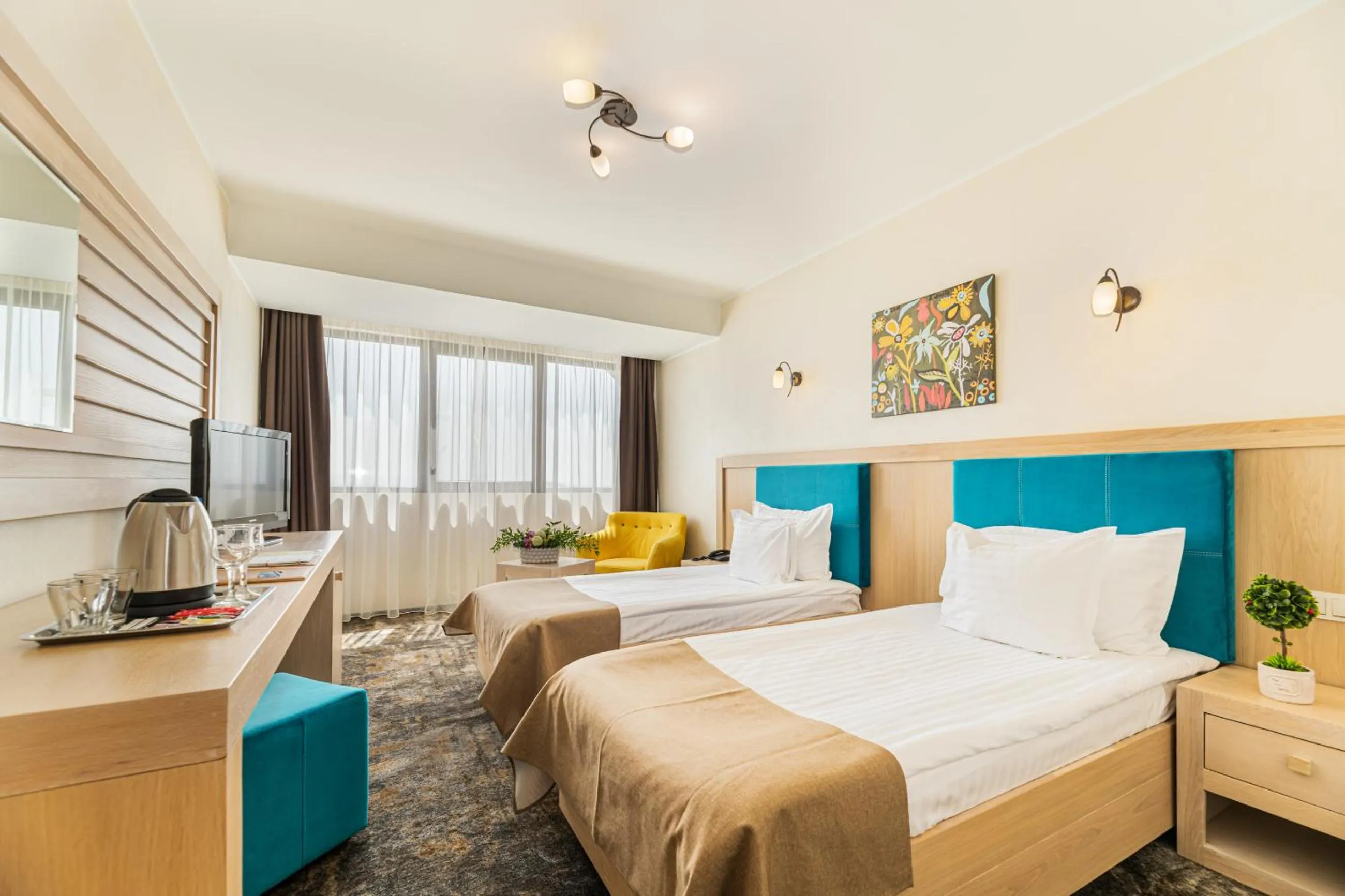 TV and multimedia, Bed in Faleza Hotel by Vega