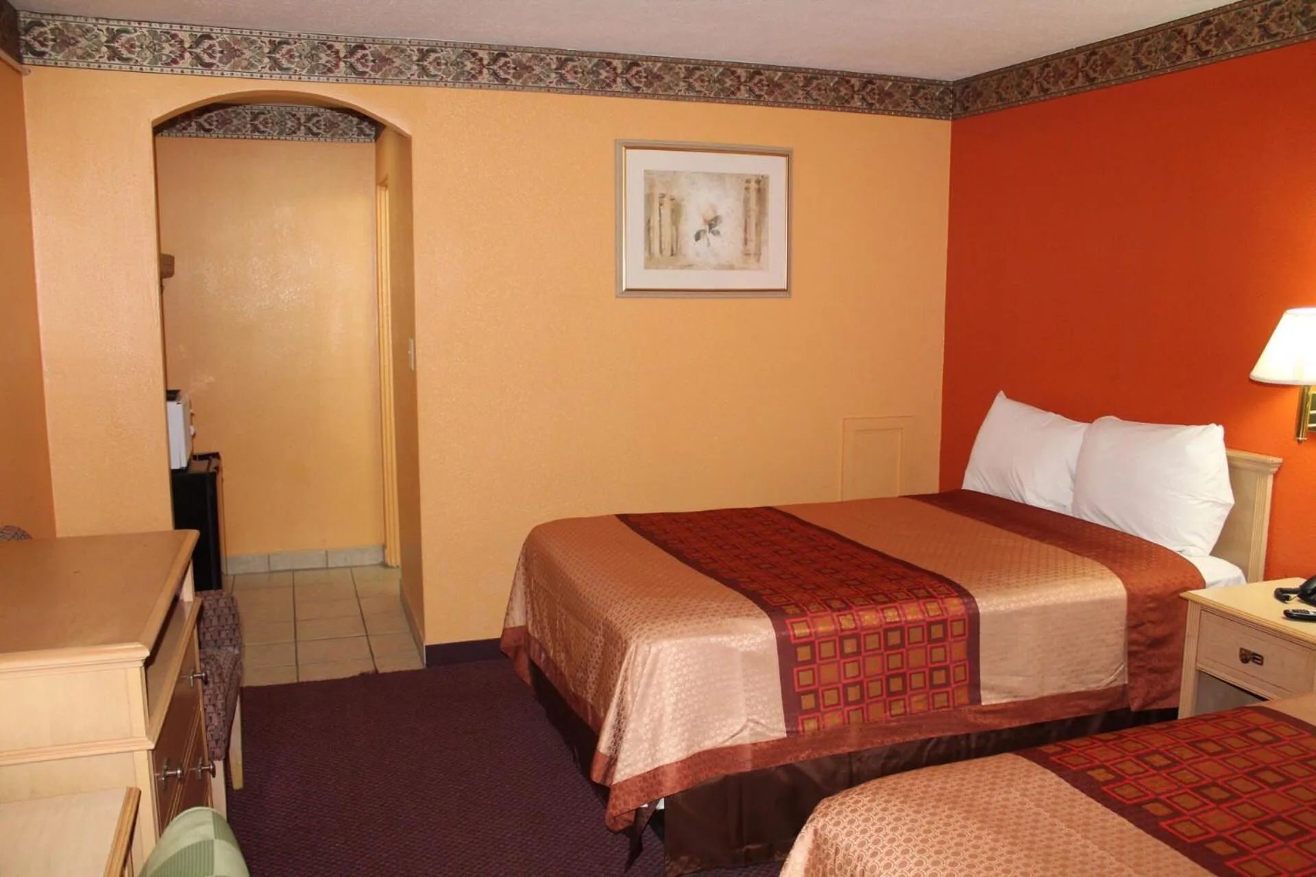 Bedroom in Hutchinson Inn