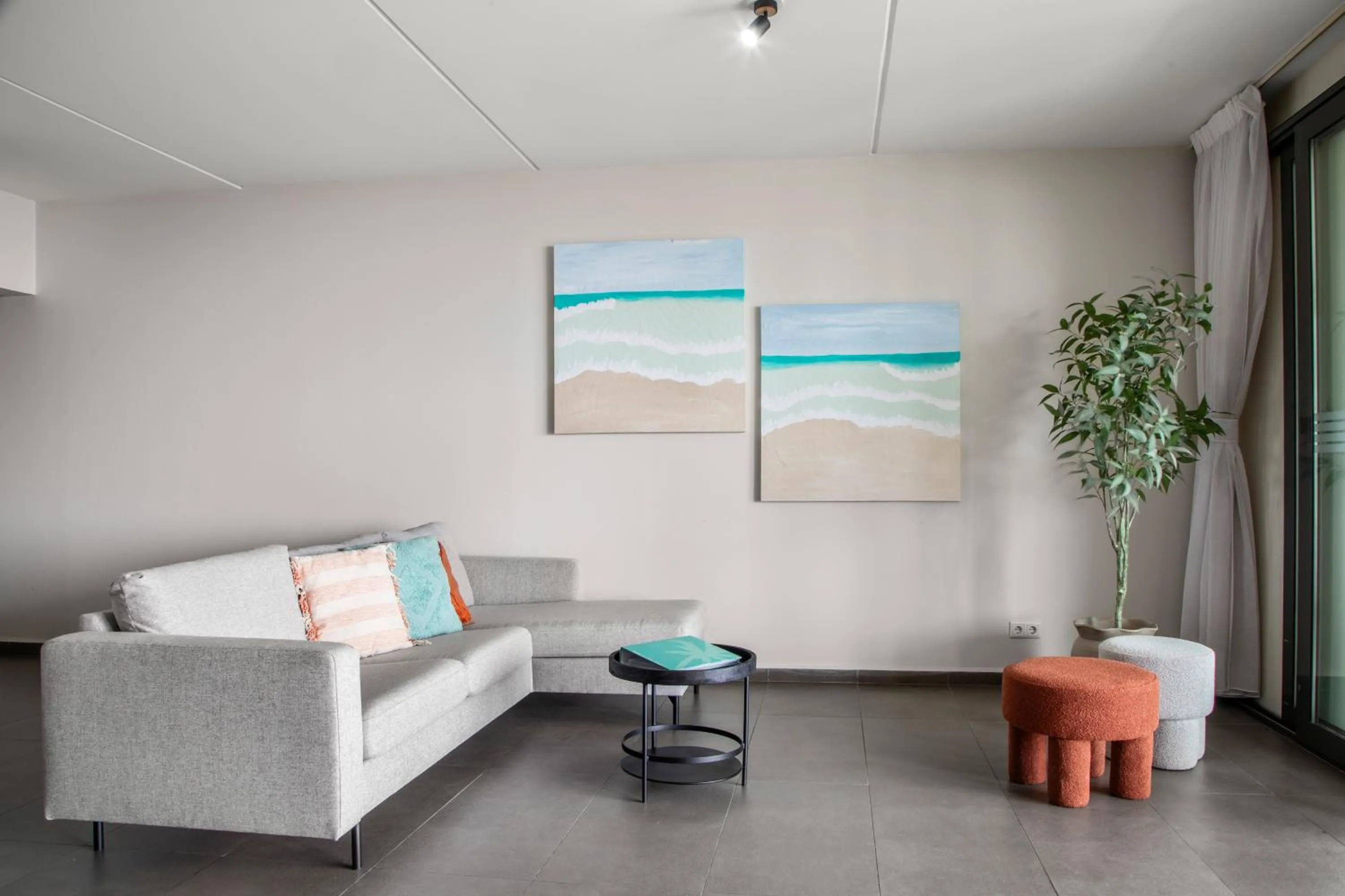 Living room in The Beach House