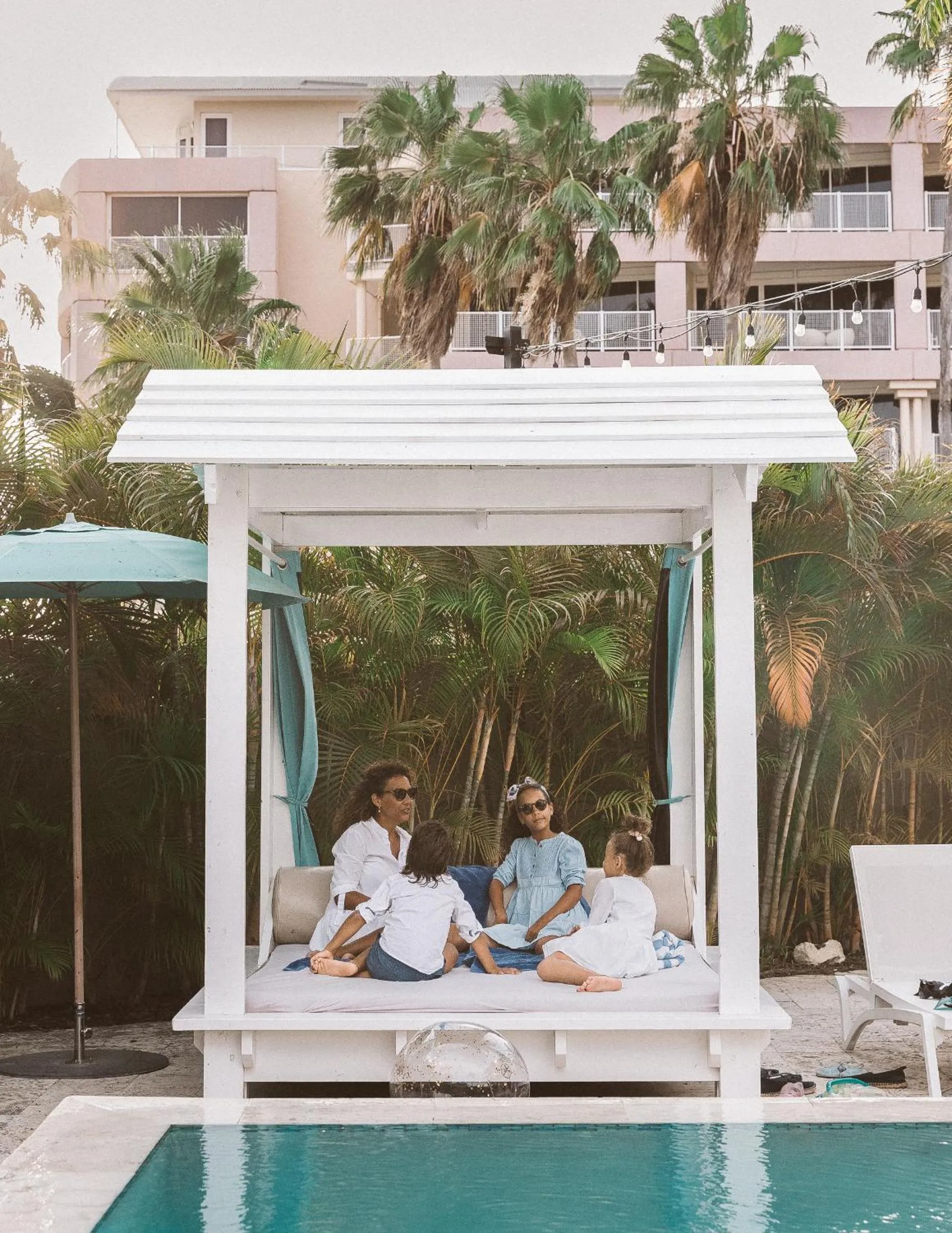 Swimming pool in The Beach House