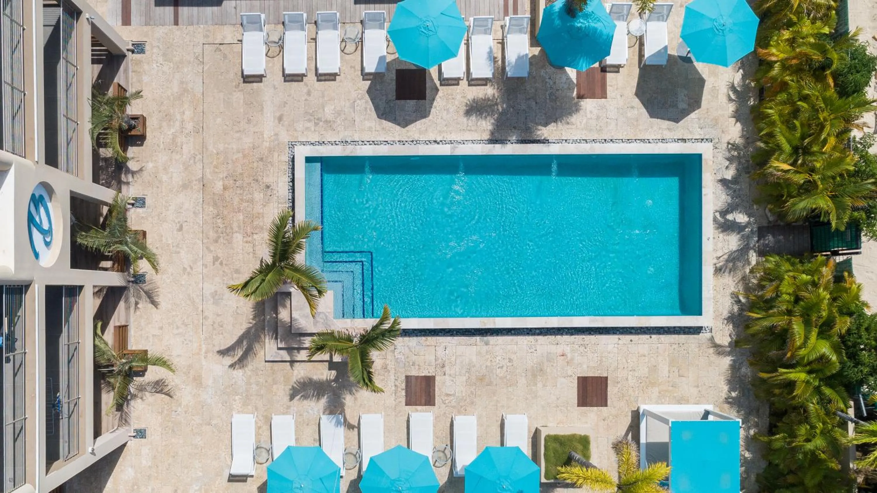 Swimming pool in The Beach House