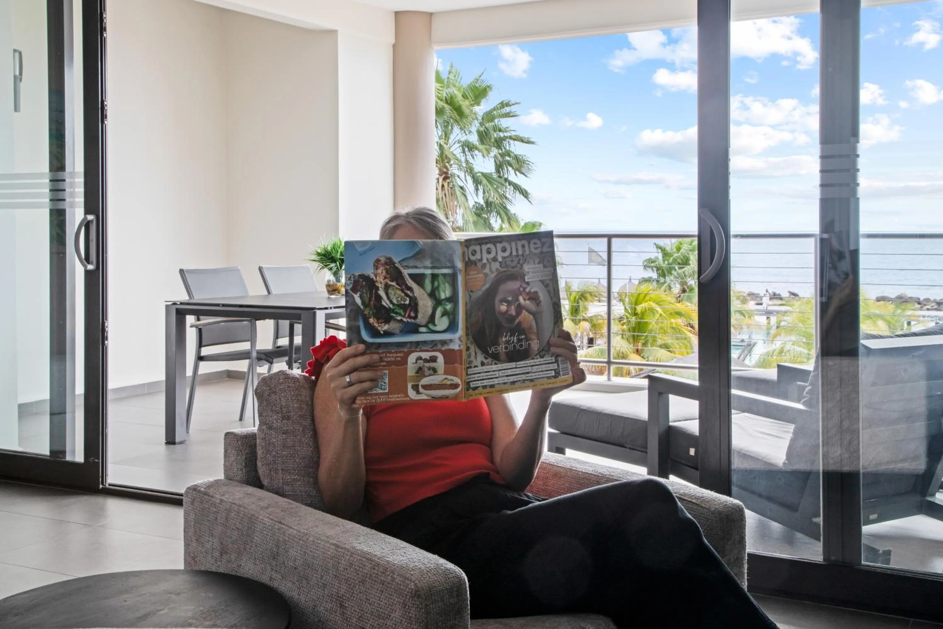 Living room in The Beach House