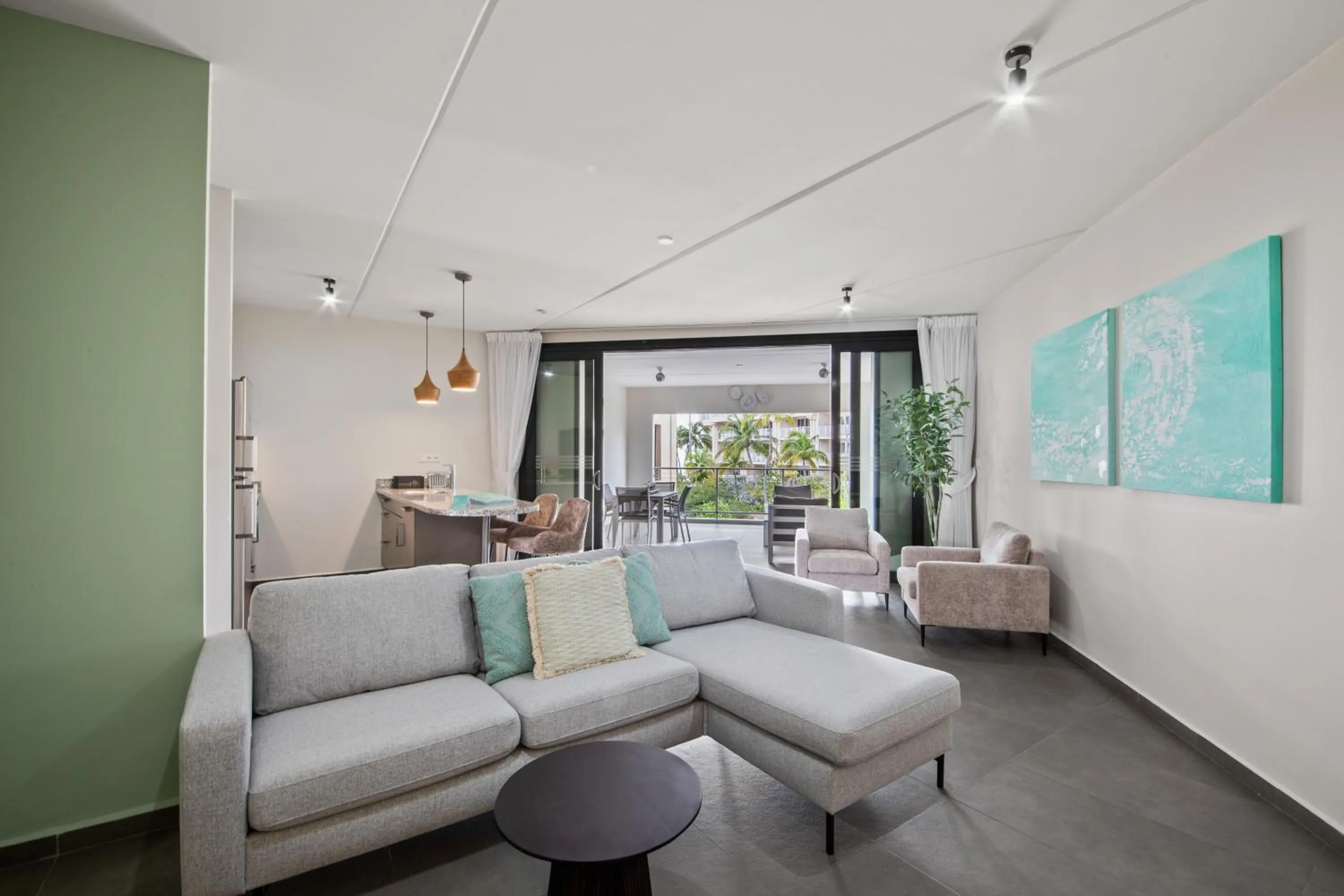 Living room in The Beach House