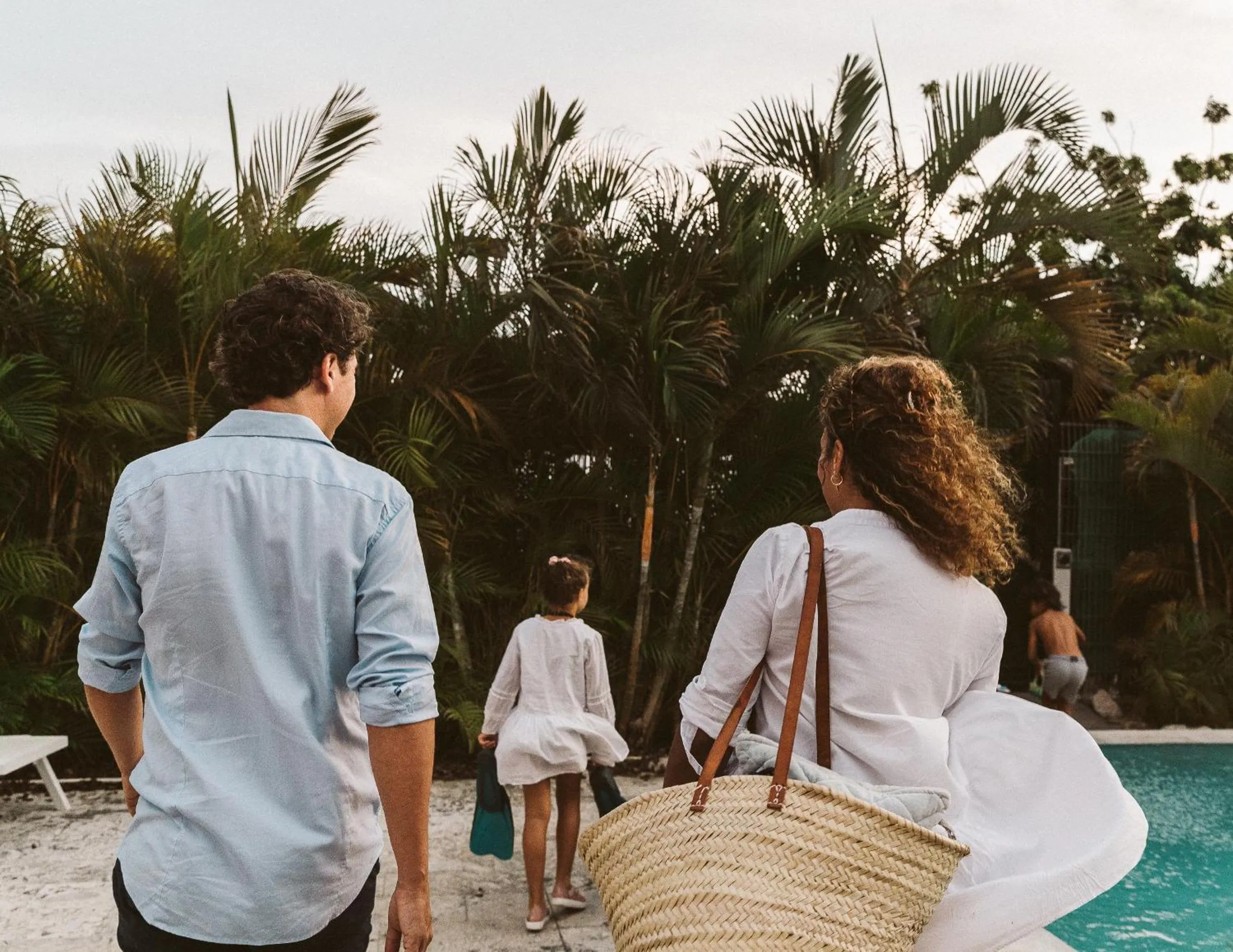 Swimming pool in The Beach House