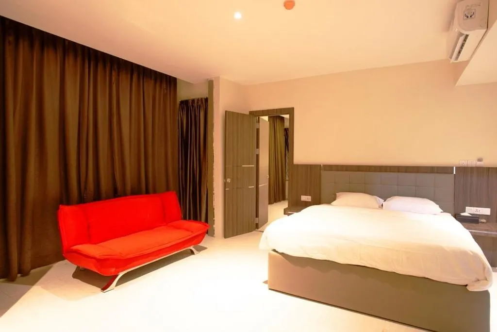 Living room, Bed in AK Hotel Nagoya Hill