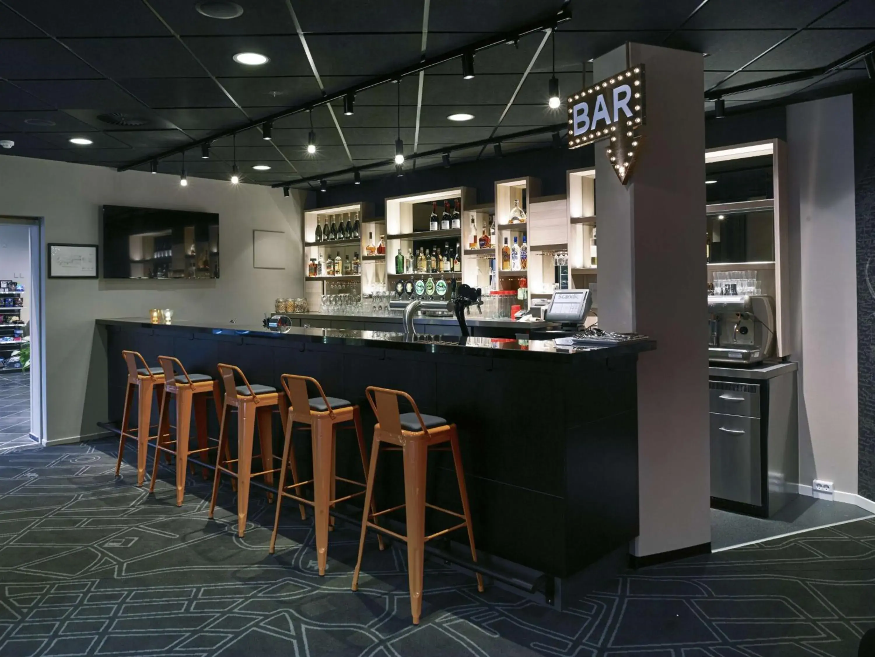 Lounge or bar in Scandic Aarhus Vest Lounge or bar in Scandic Aarhus Vest