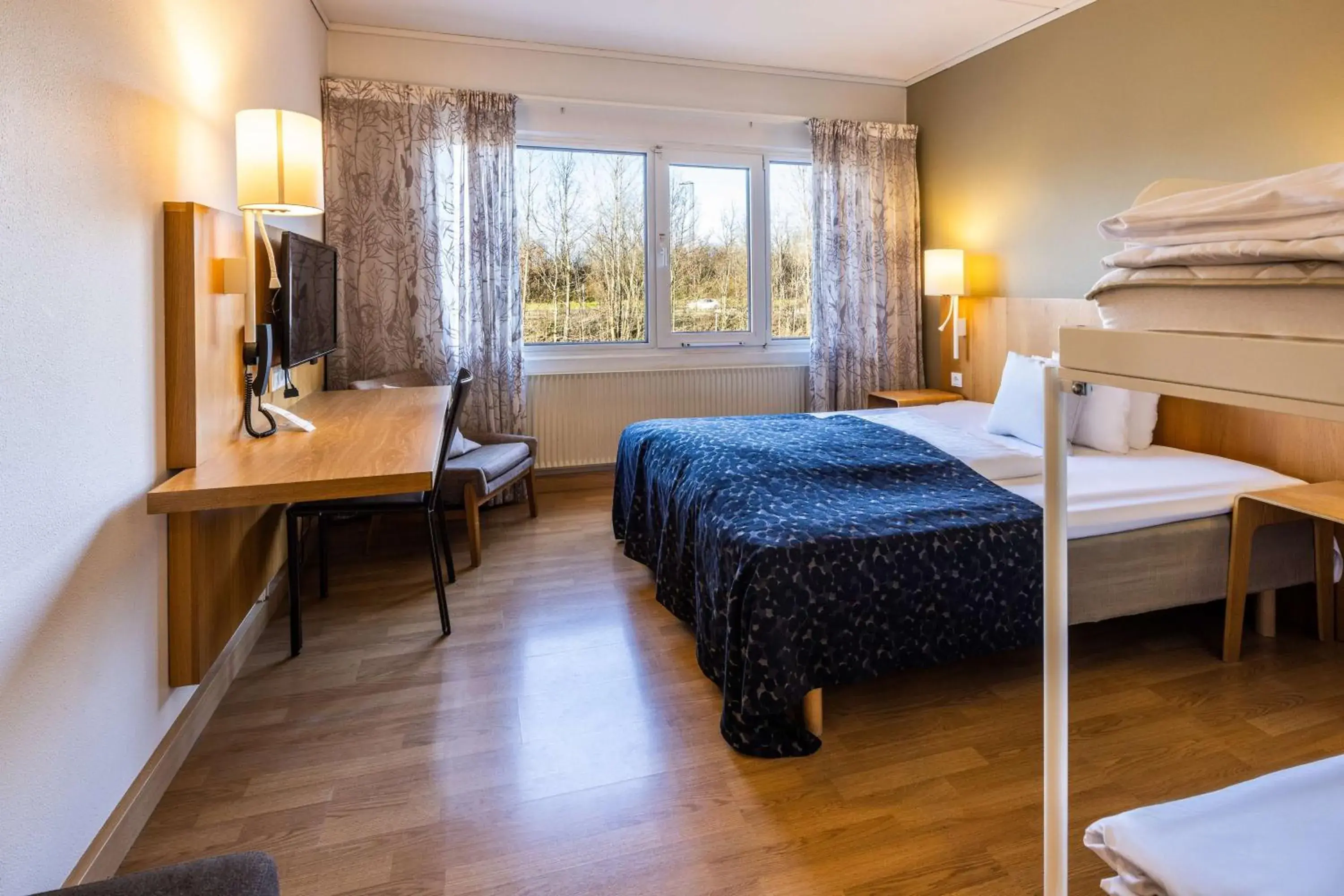 Bedroom, Bed in Scandic Aarhus Vest Bedroom, Bed in Scandic Aarhus Vest