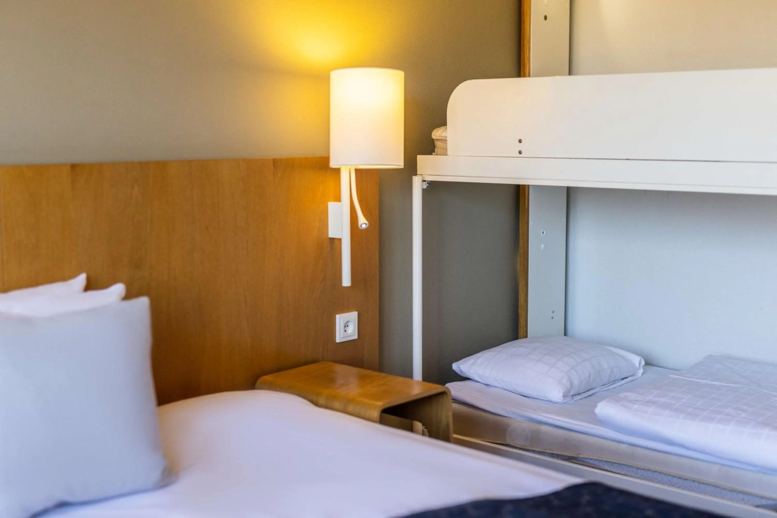 Bedroom, Bed in Scandic Aarhus Vest