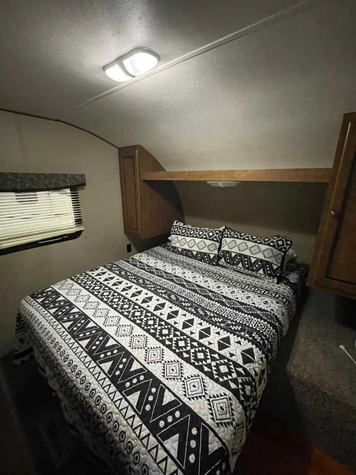 Bed in Motel de L'Anse et Camping Rimouski