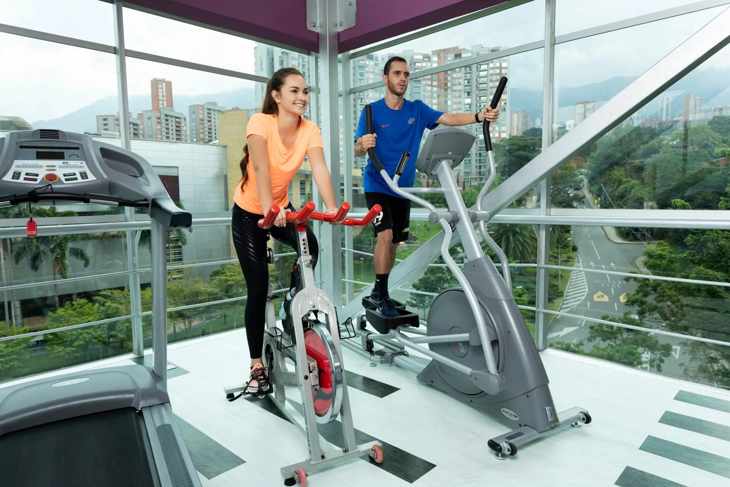 Fitness centre/facilities in Hotel bh El Poblado