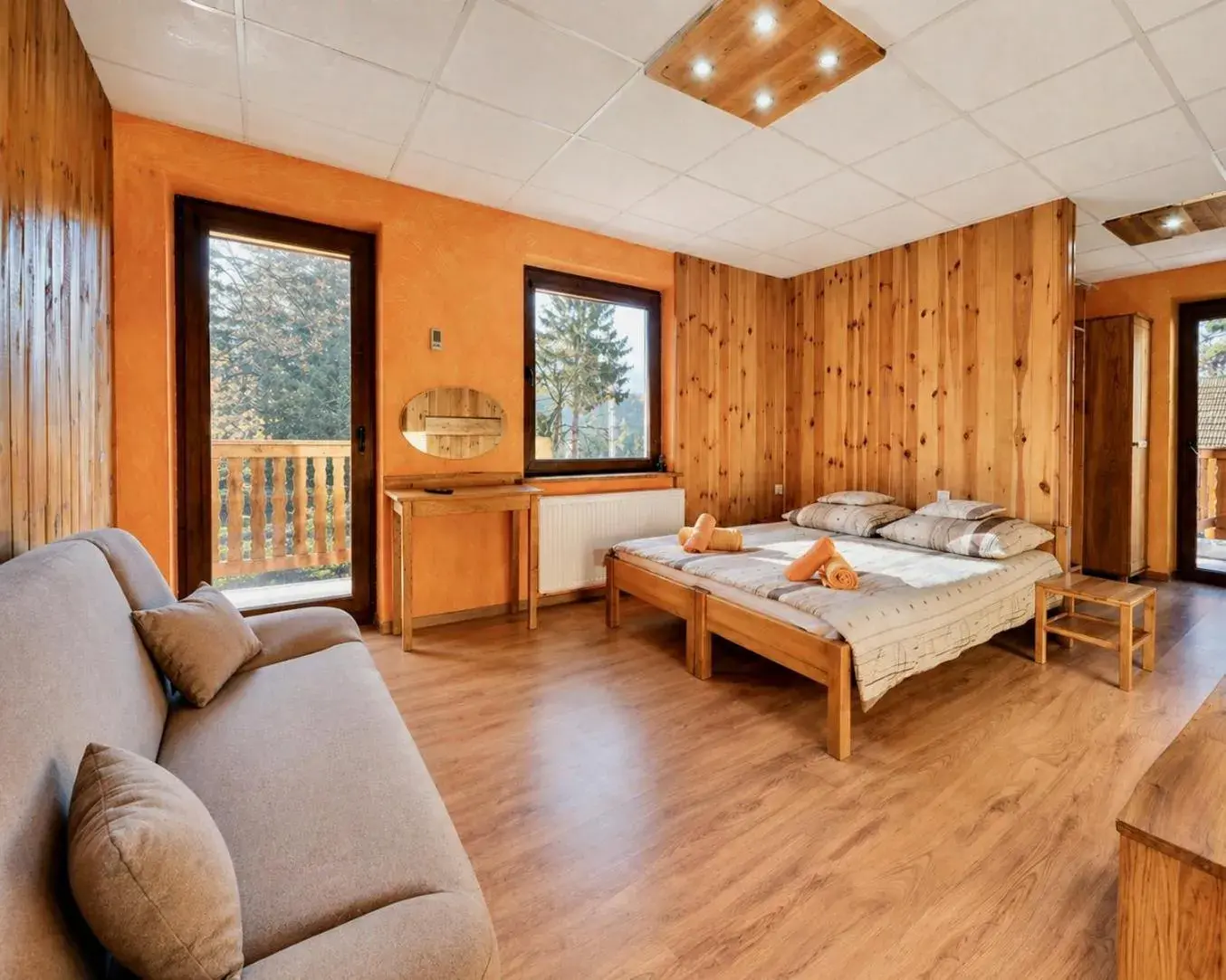 Double Room with Mountain View in Pod Smerkami Double Room with Mountain View in Pod Smerkami