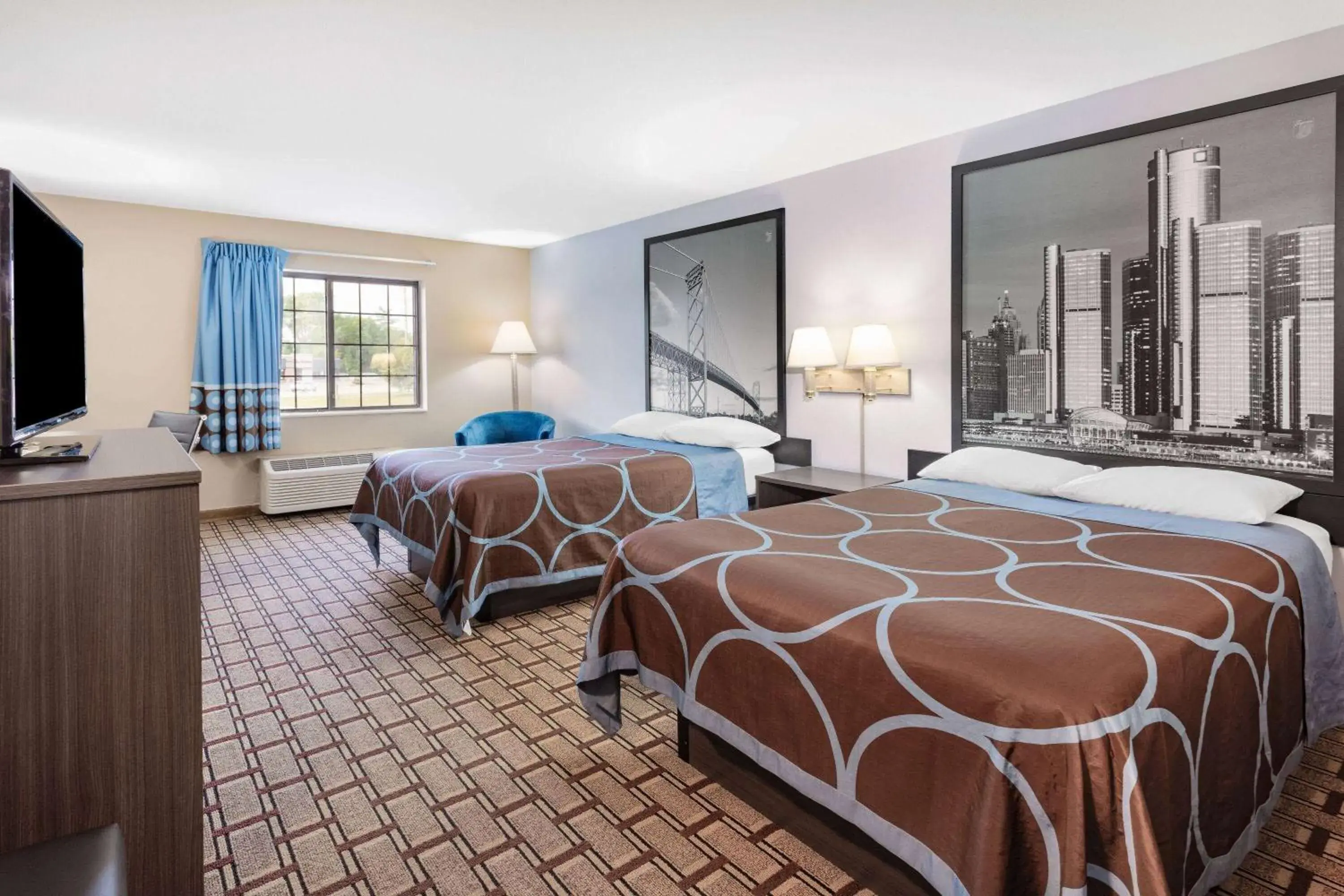 Double Room with Interior Entrance - Non-Smoking in Super 8 by Wyndham Marysville/Port Huron Area Double Room with Interior Entrance - Non-Smoking in Super 8 by Wyndham Marysville/Port Huron Area