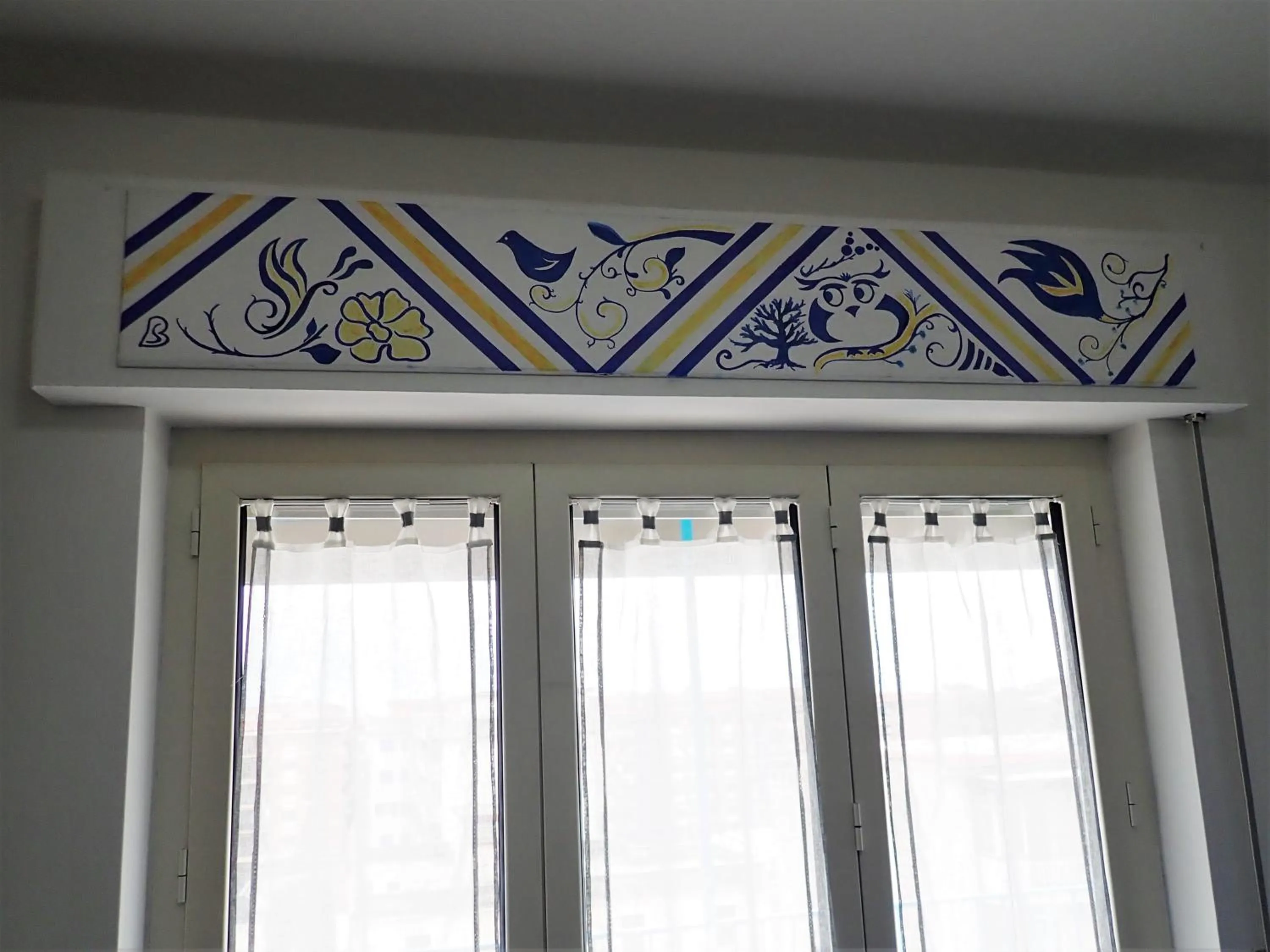 Decorative detail in B&B ART Caserta Centro