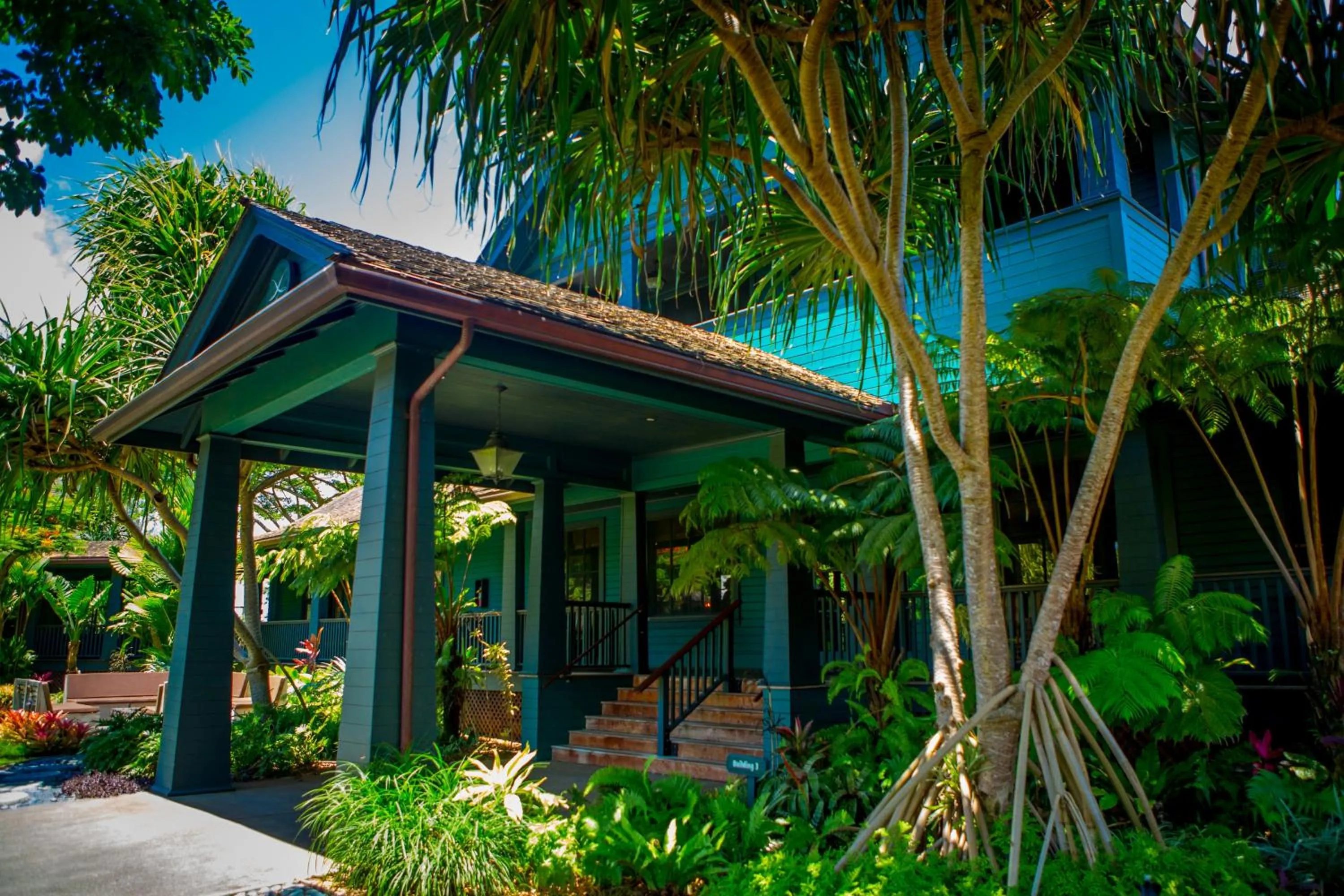 Facade/entrance in Lumeria Maui, Educational Retreat Center
