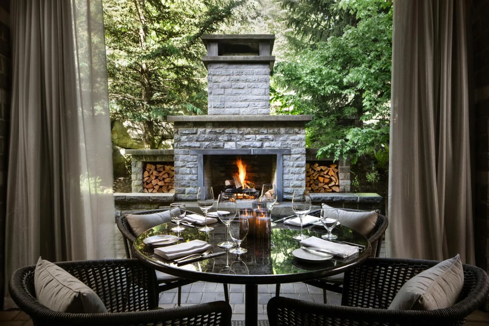 Patio in Four Seasons Resort Whistler
