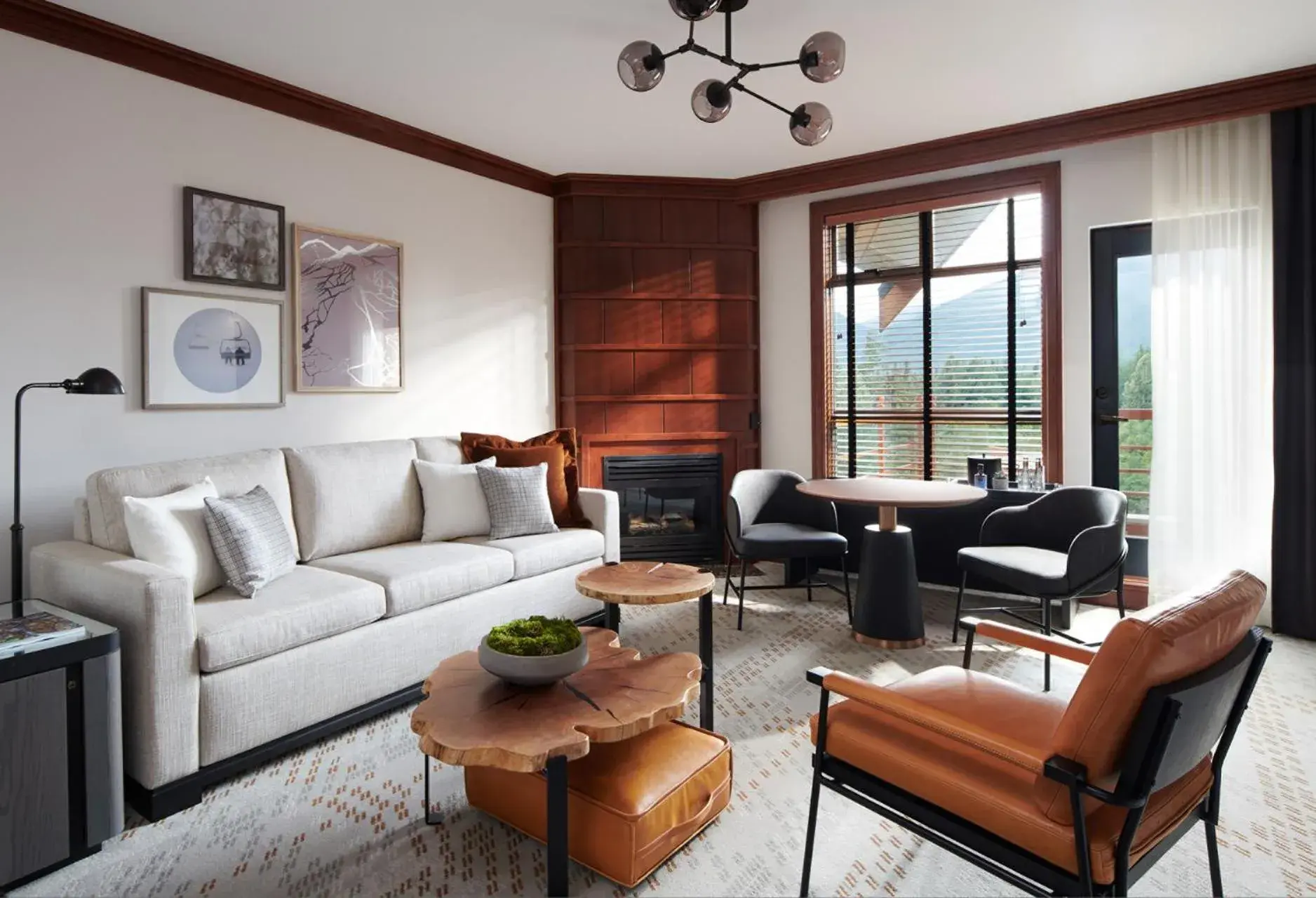 Living room in Four Seasons Resort Whistler Living room in Four Seasons Resort Whistler